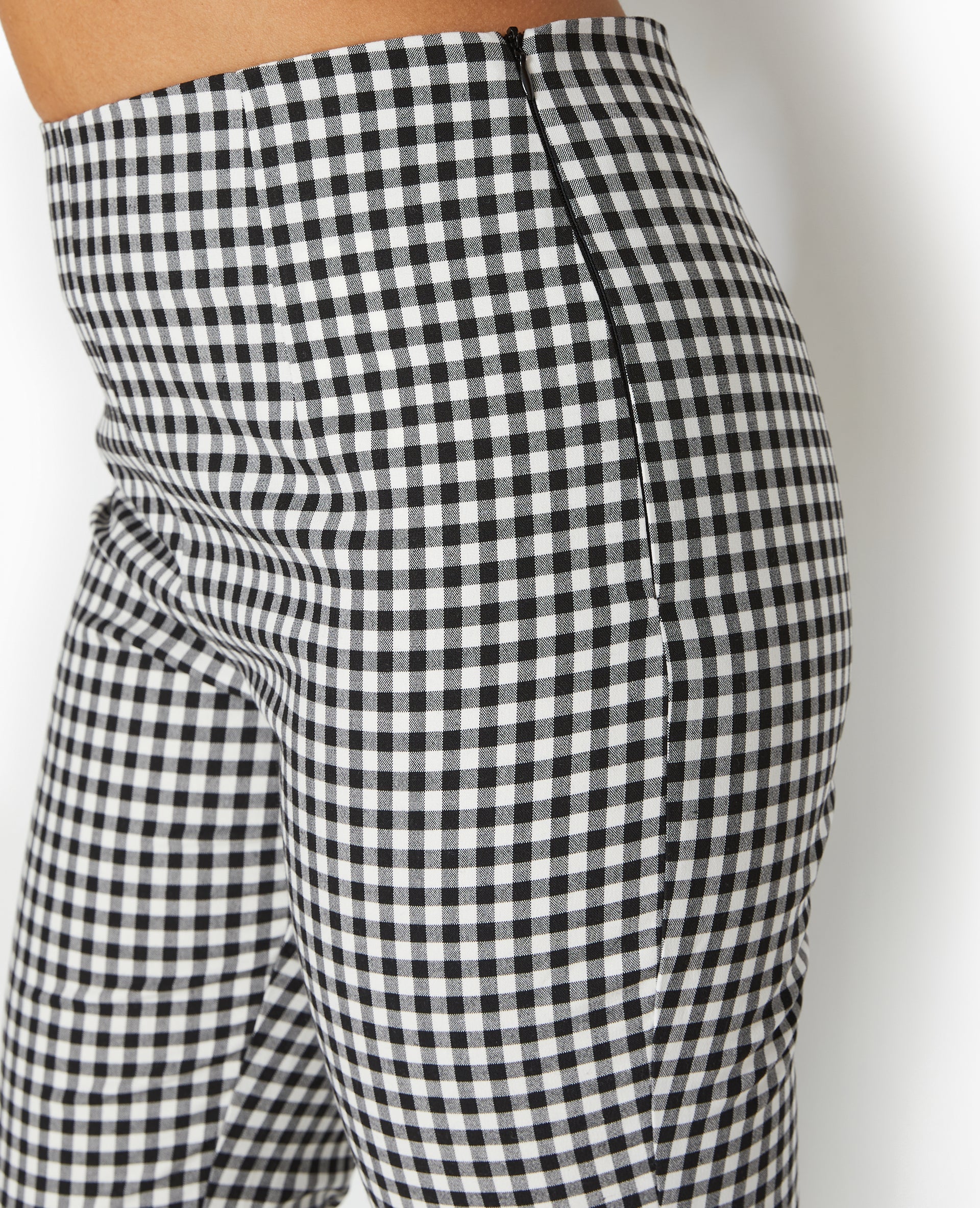 Pantalon 7/8 motif vichy