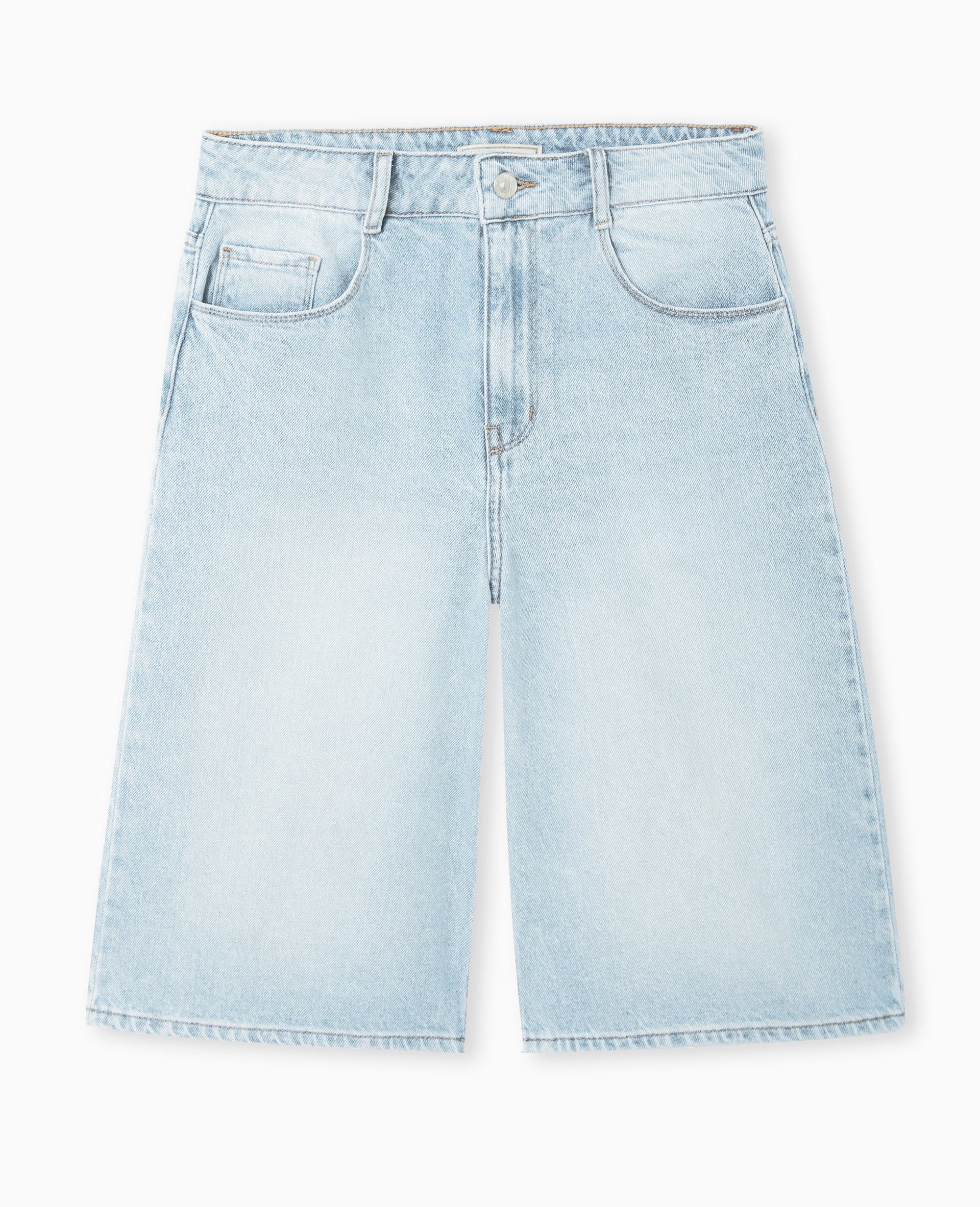 Bermuda en jean loose taille regular