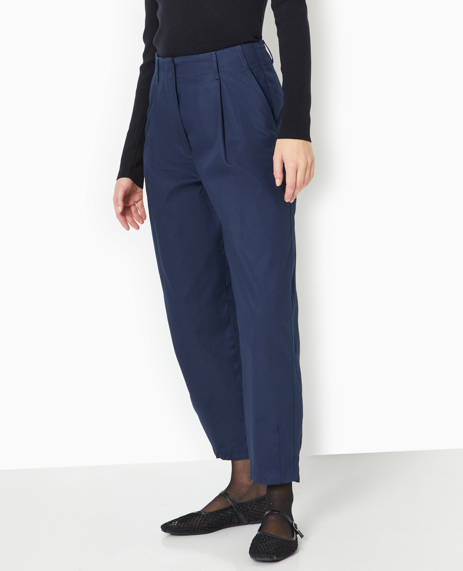 Pantalon balloon en toile