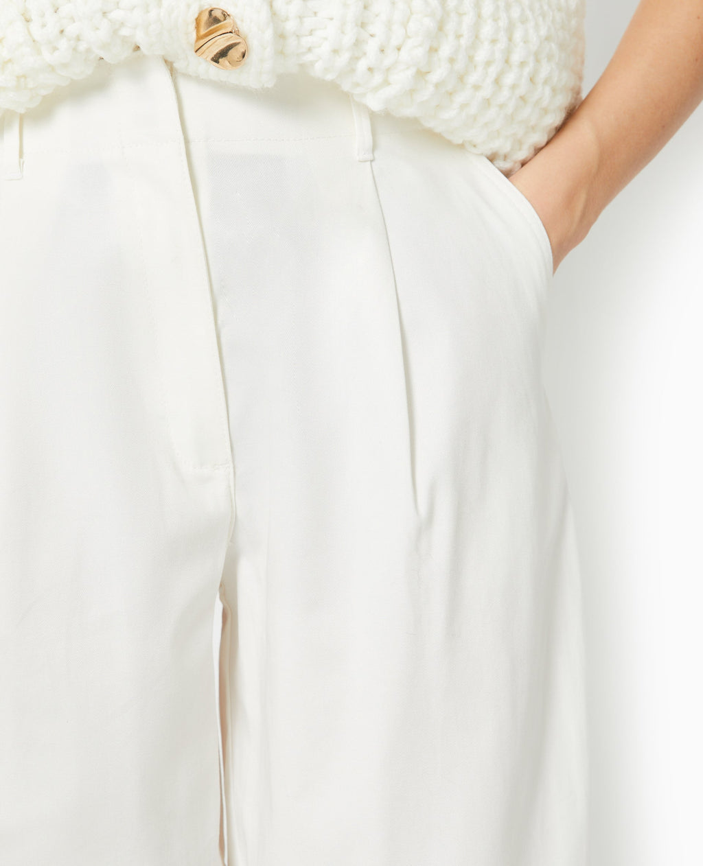 Pantalon balloon en toile