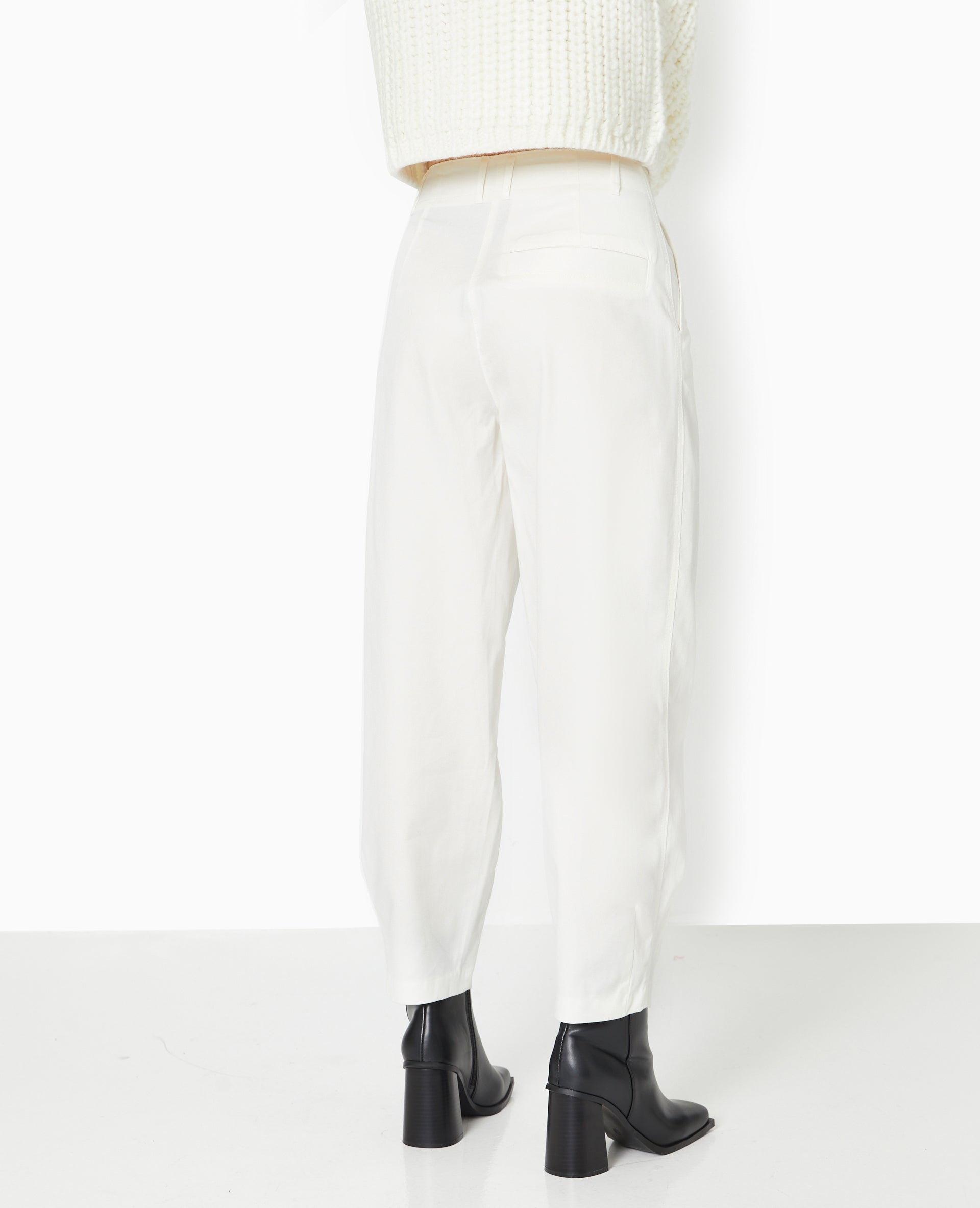 Pantalon balloon en toile