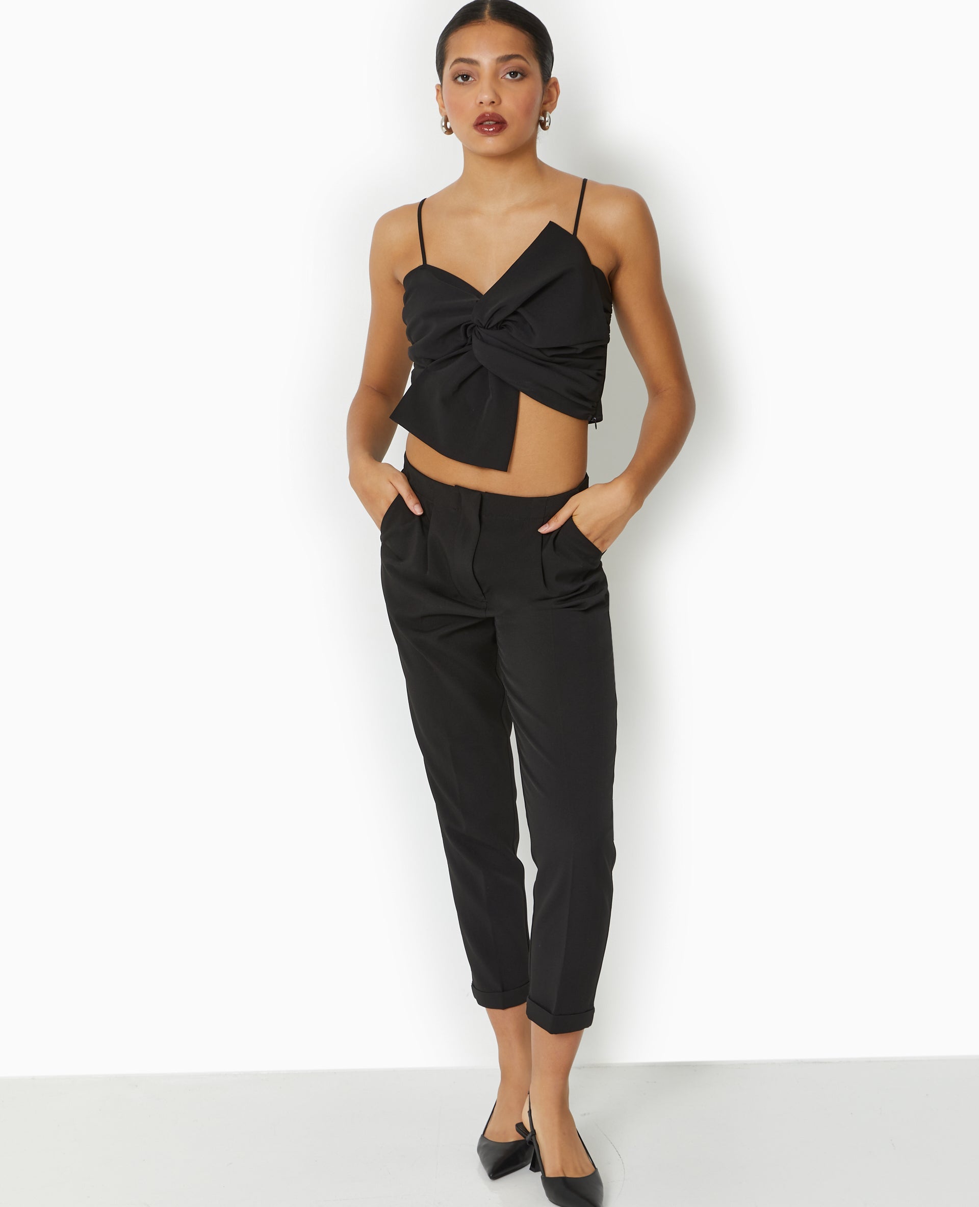 Pantalon city forme carotte