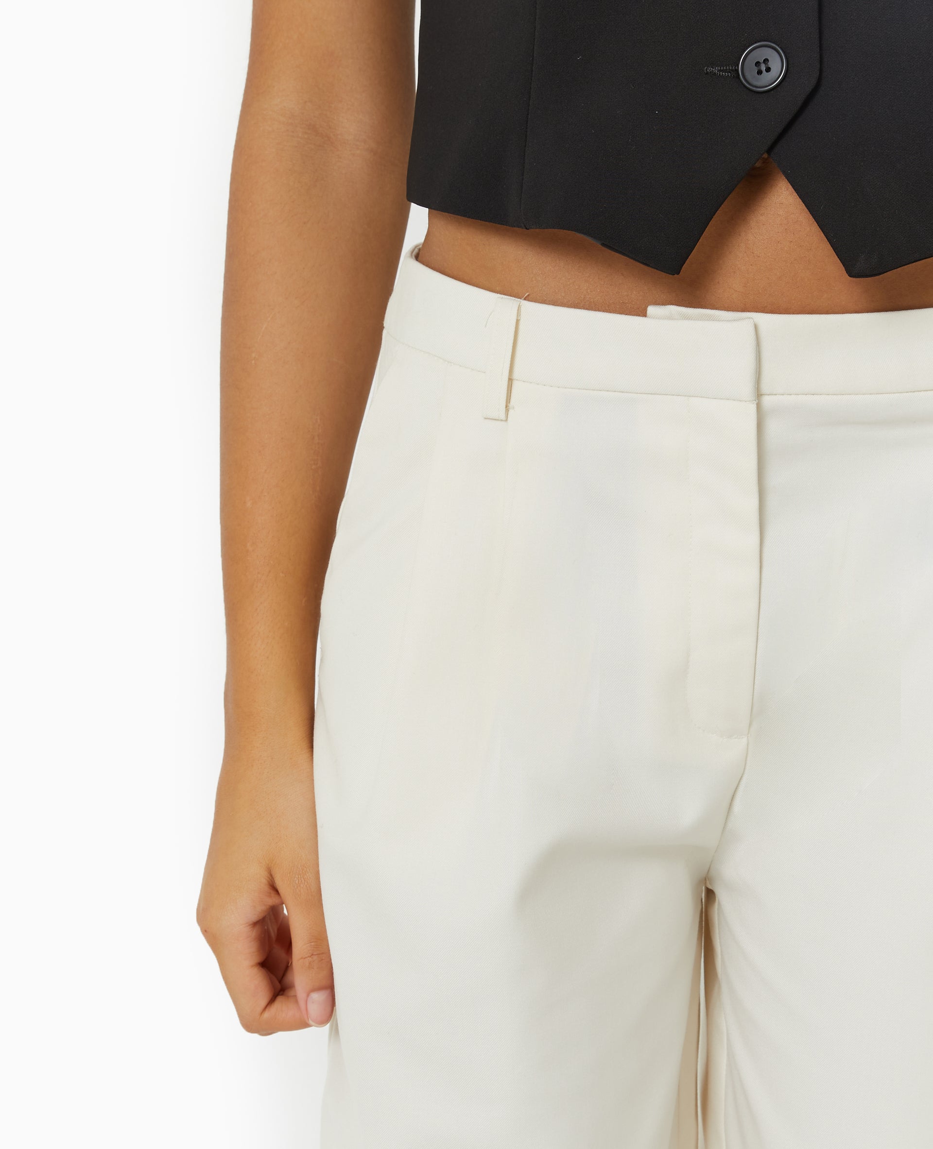 Pantalon city large et droit