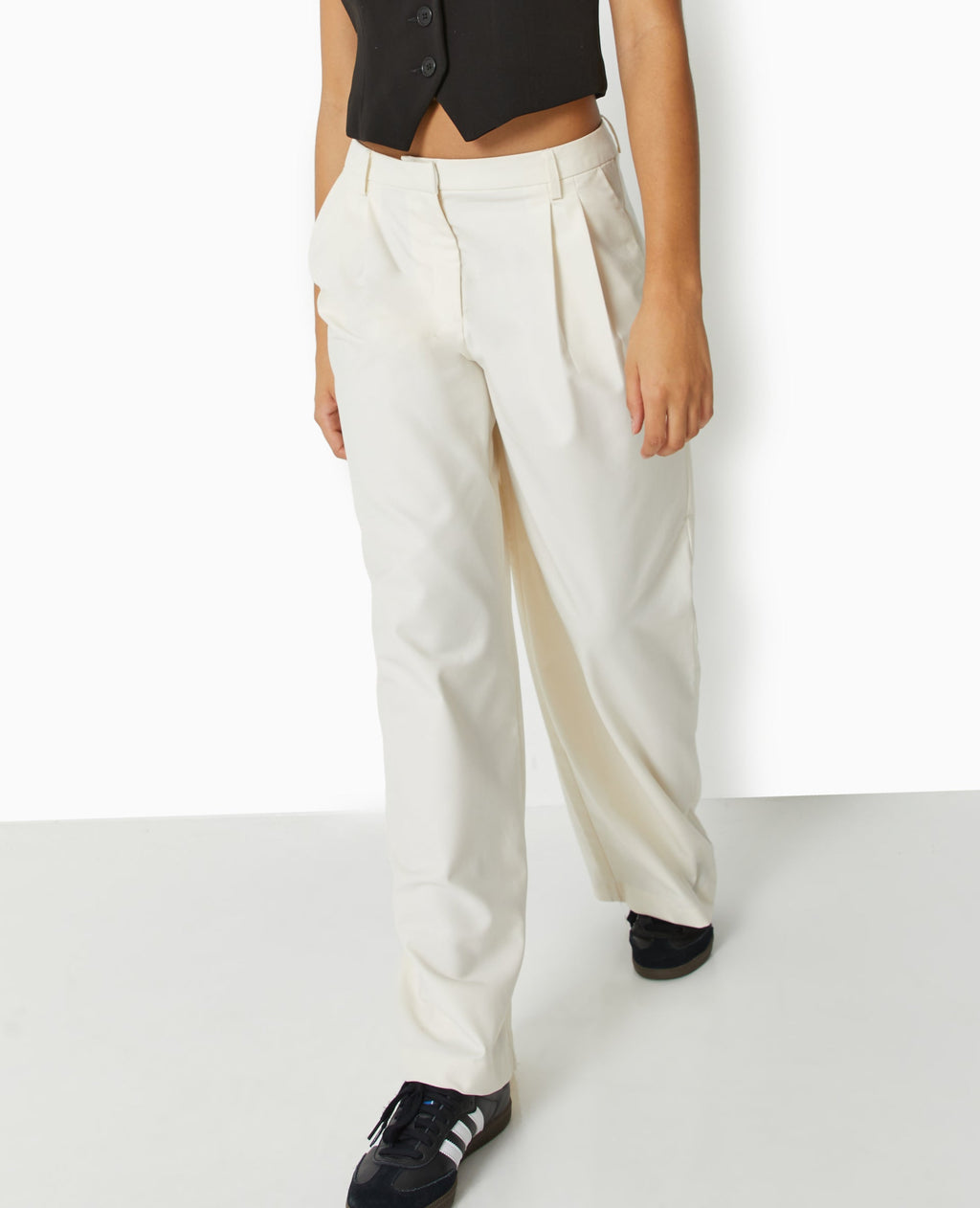Pantalon city large et droit