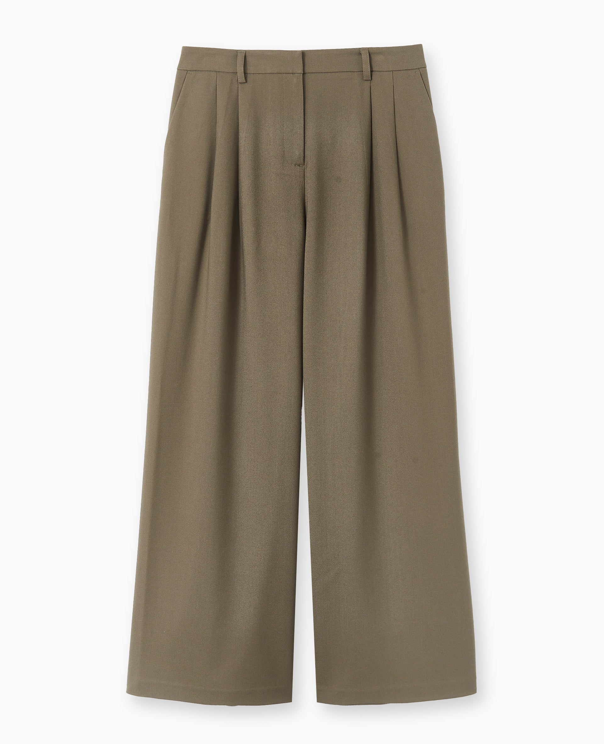 Pantalon large avec pinces