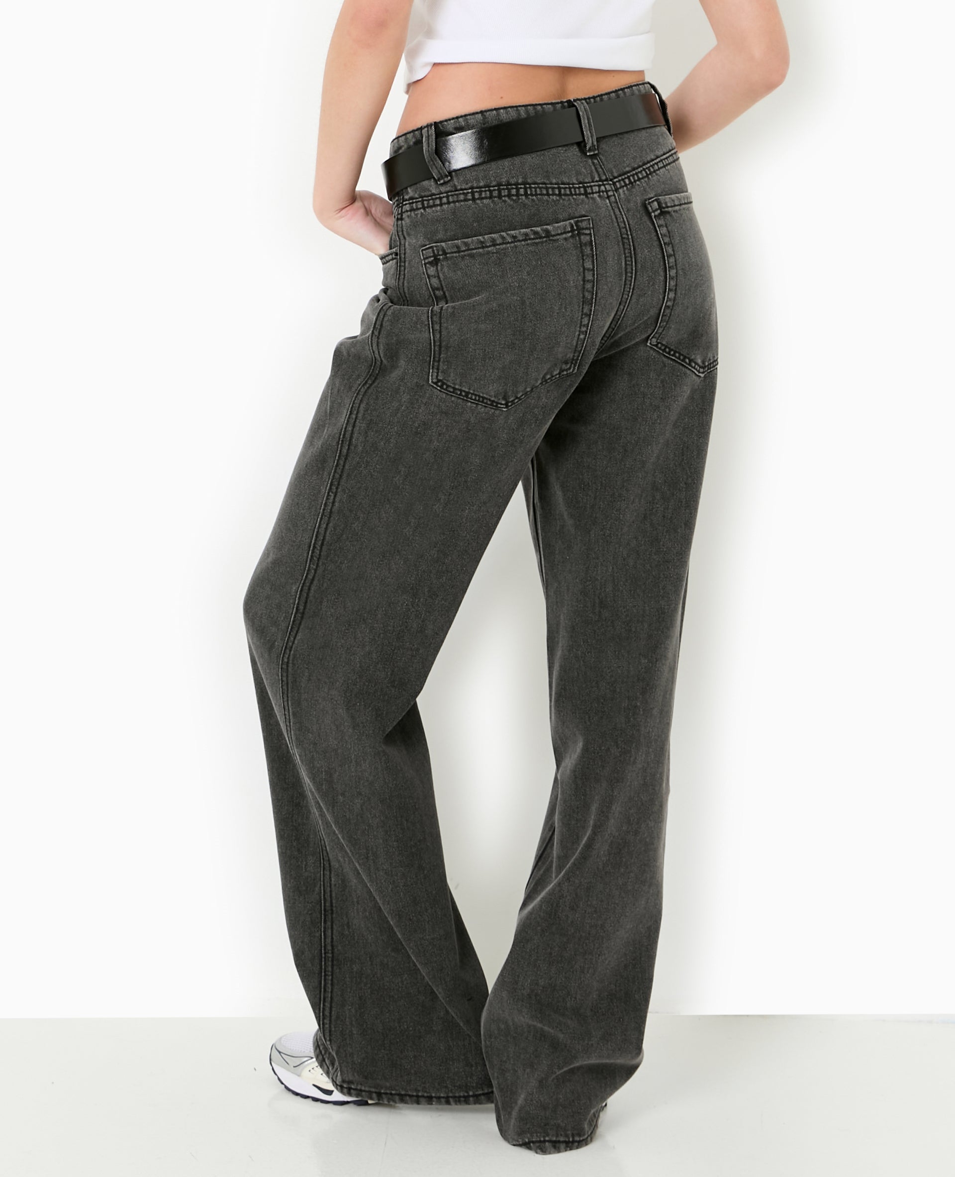 Jean large baggy taille basse