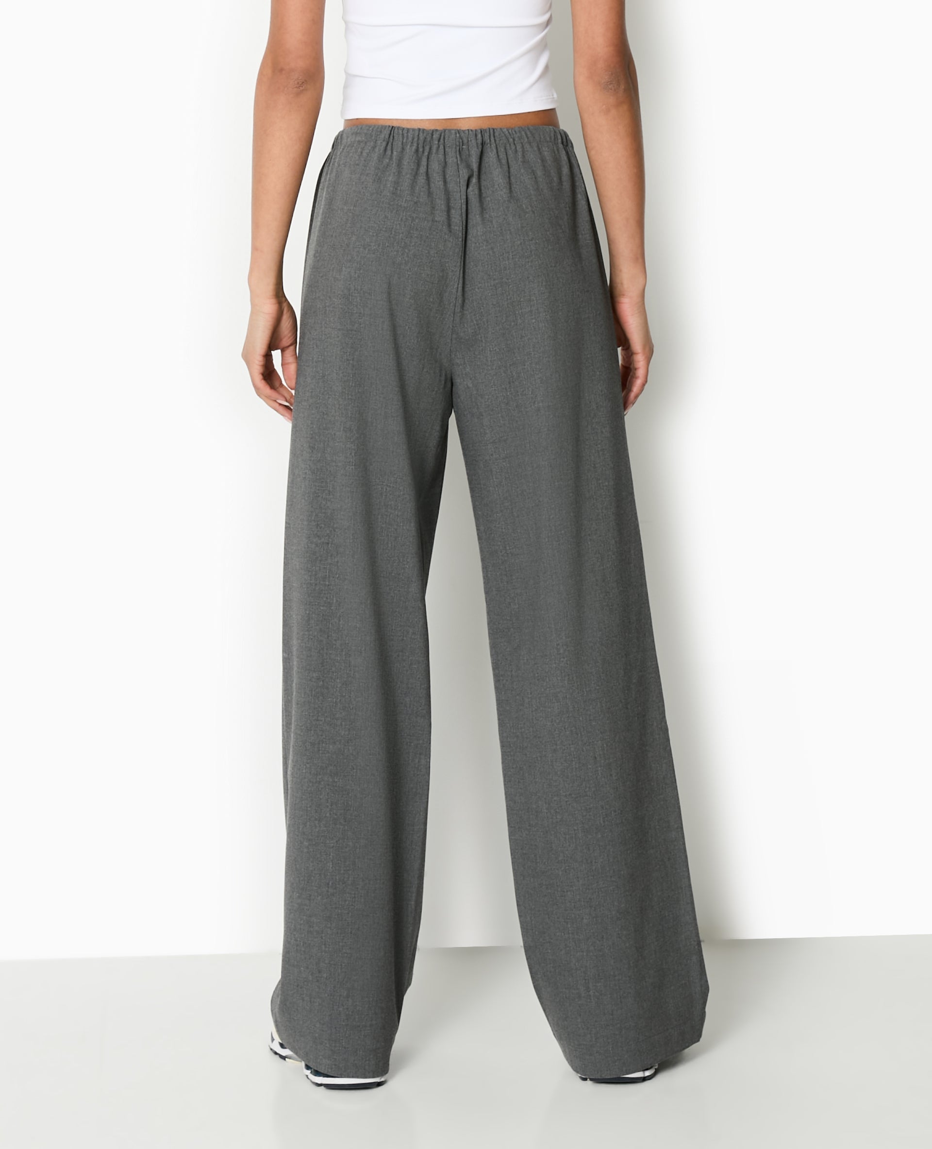 Pantalon droit taille élastiquée