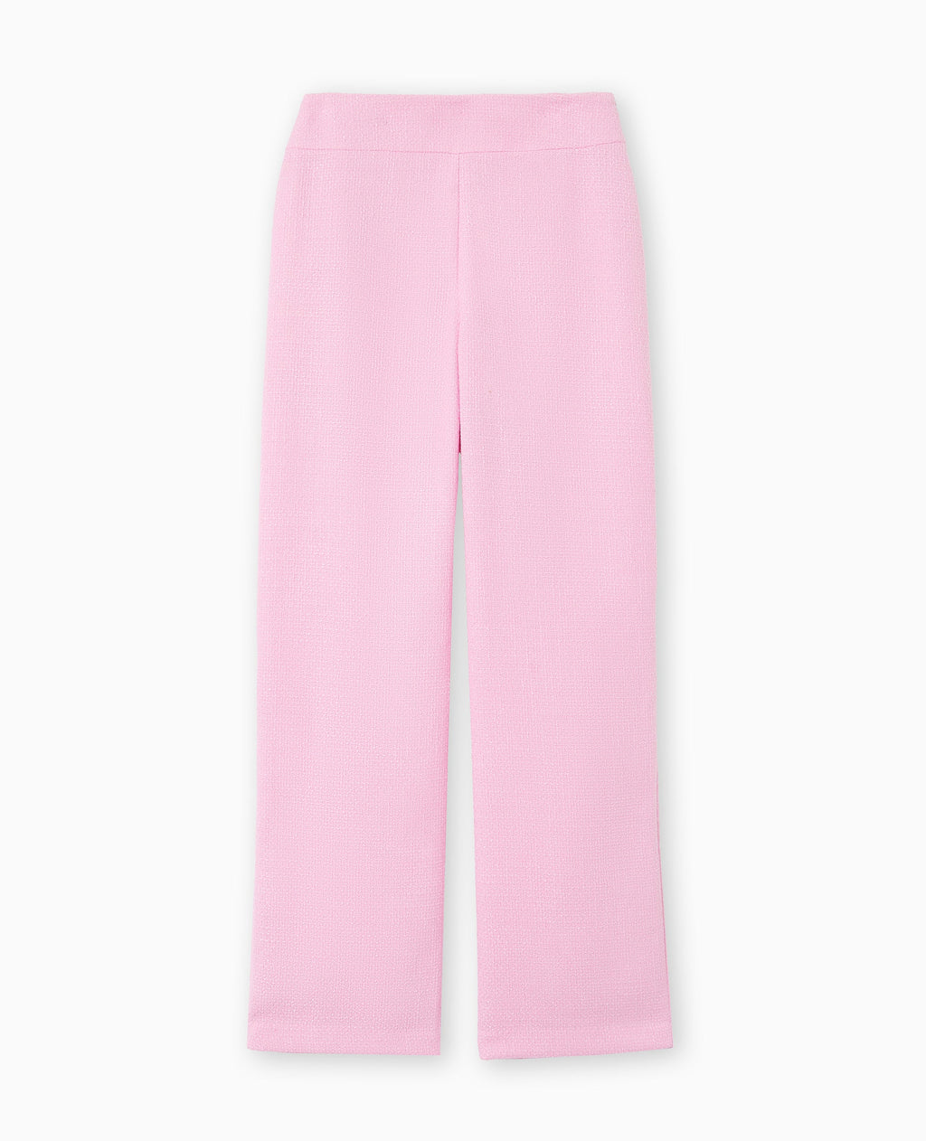 Pantalon droit en tweed