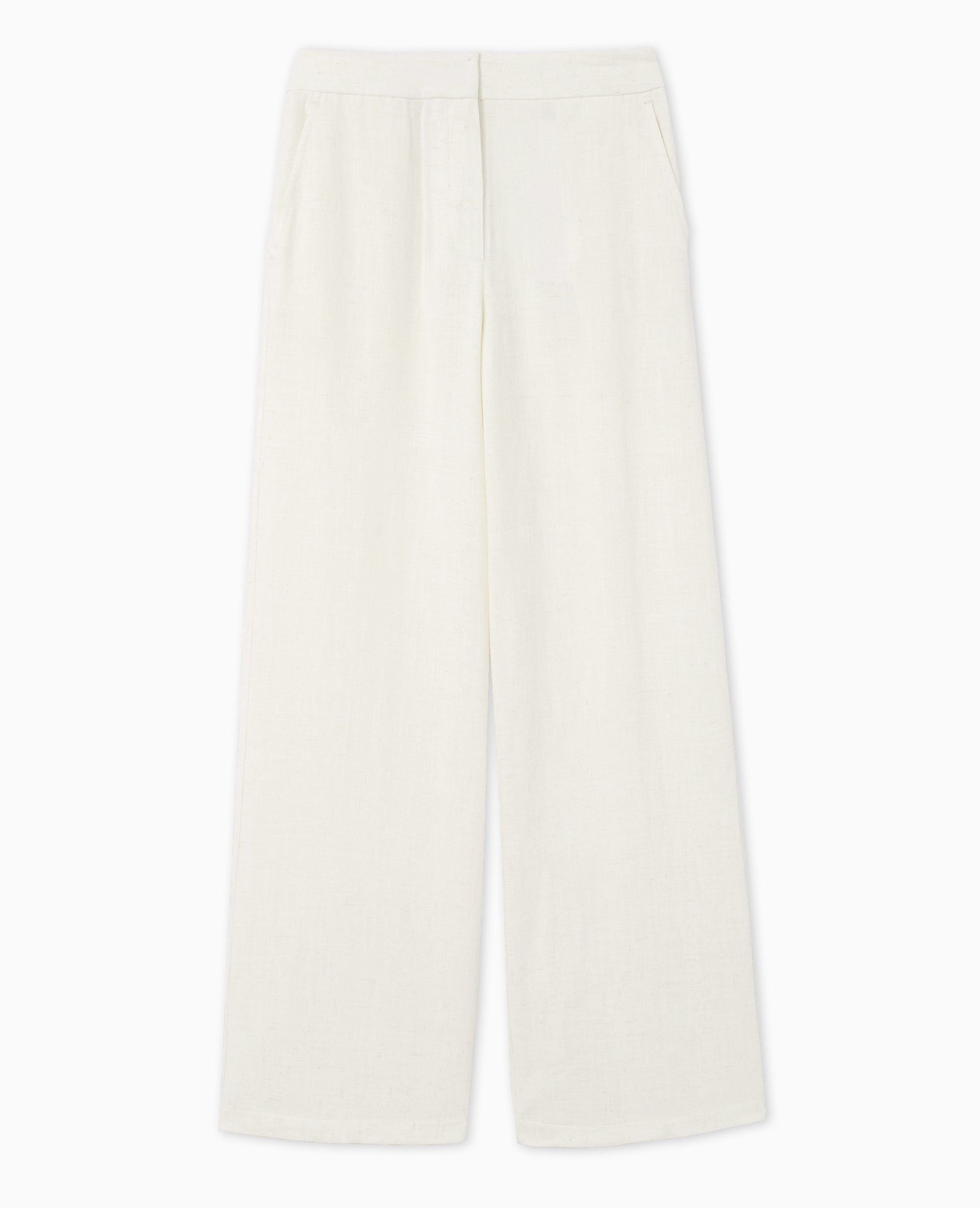 Pantalon droit avec lin