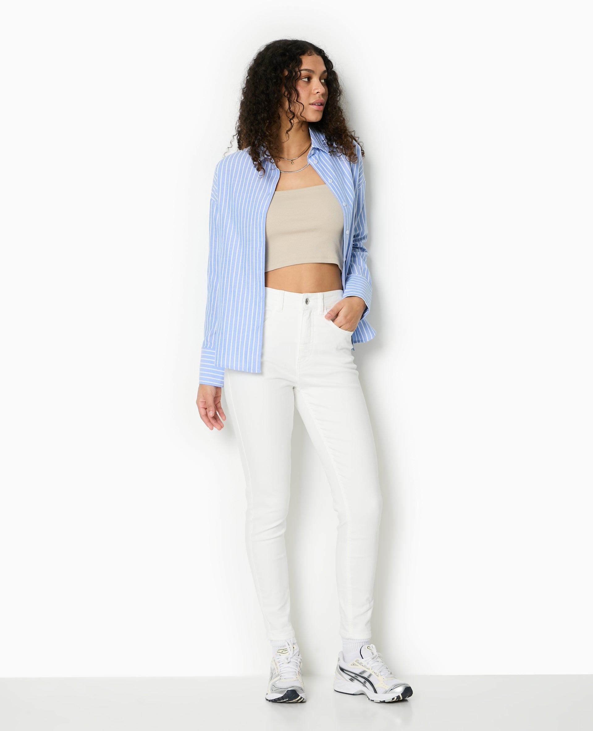 Jean skinny taille haute