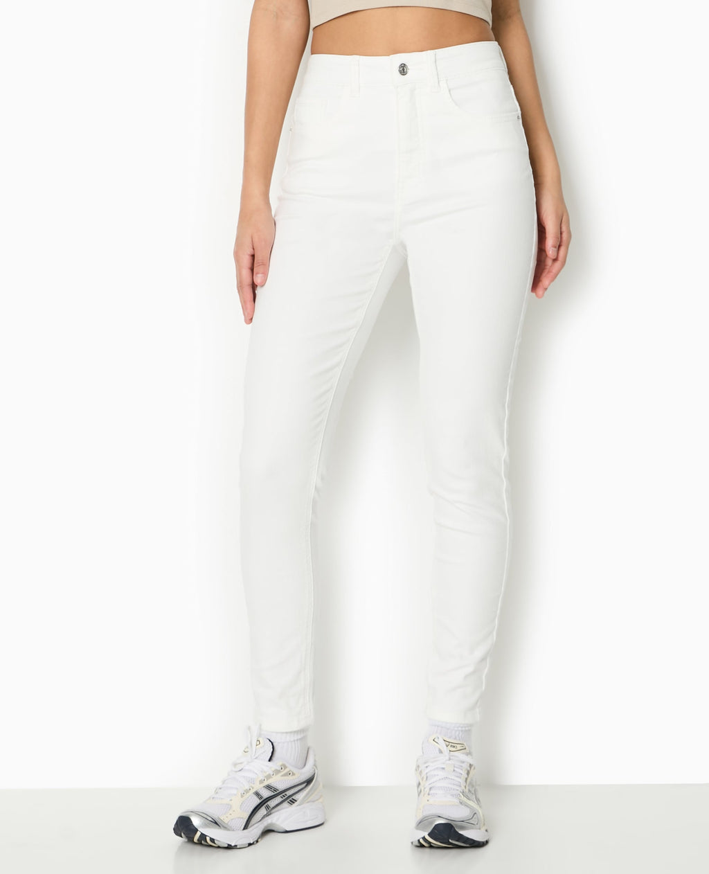 Jean skinny taille haute