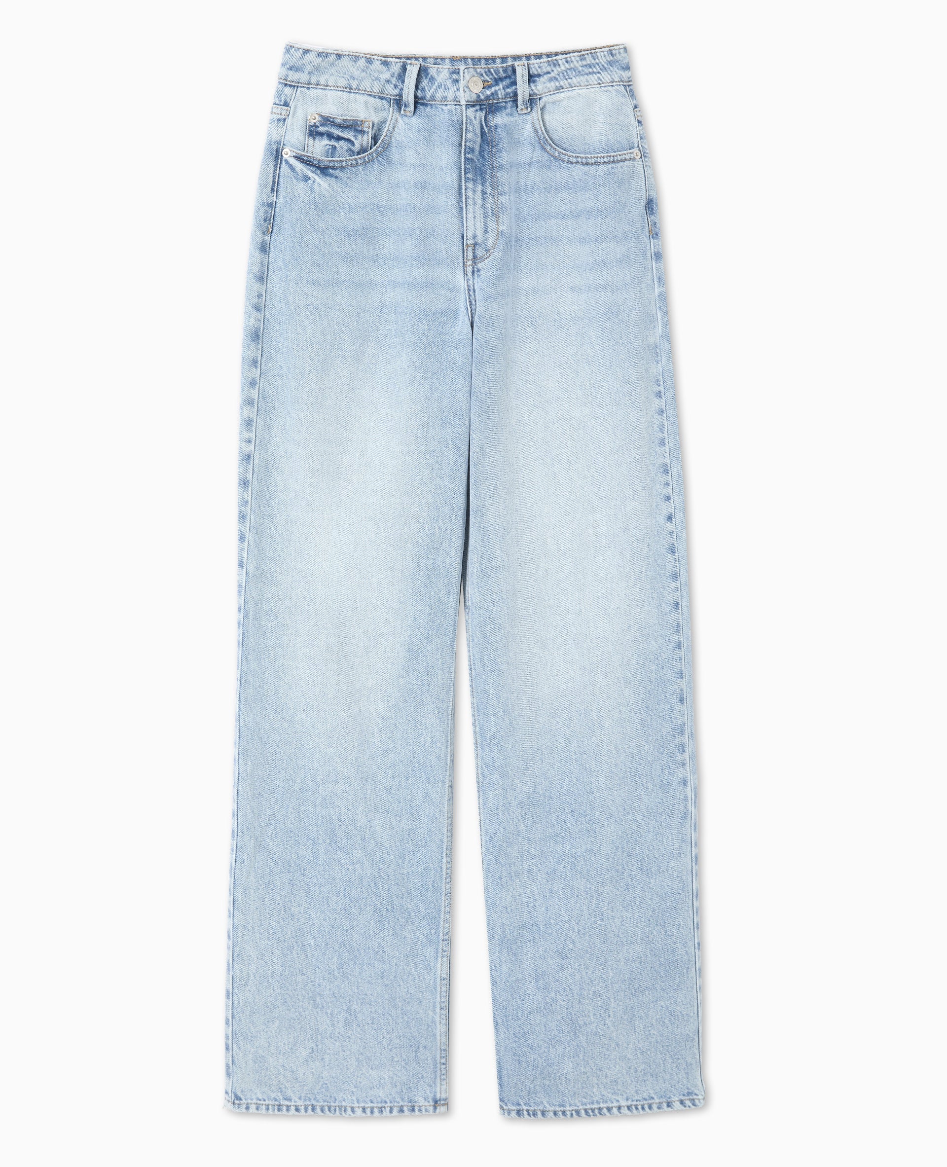 Jean wide taille haute