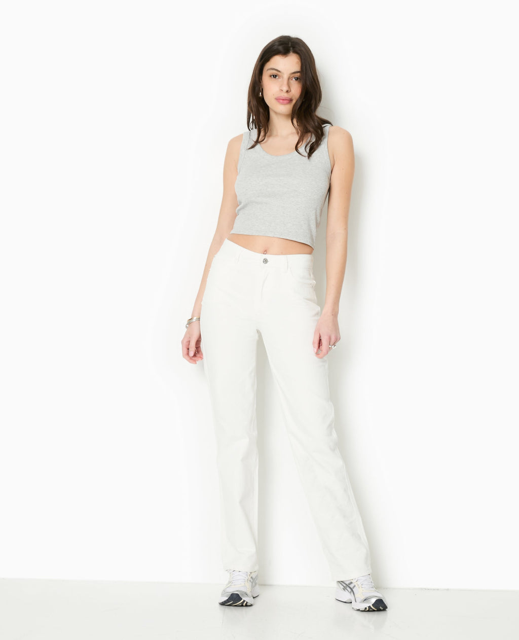 Jean droit avec strass