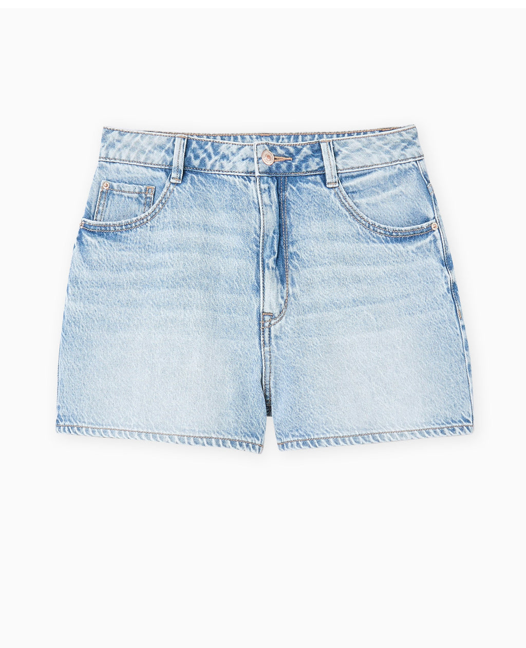 Short en jean taille haute