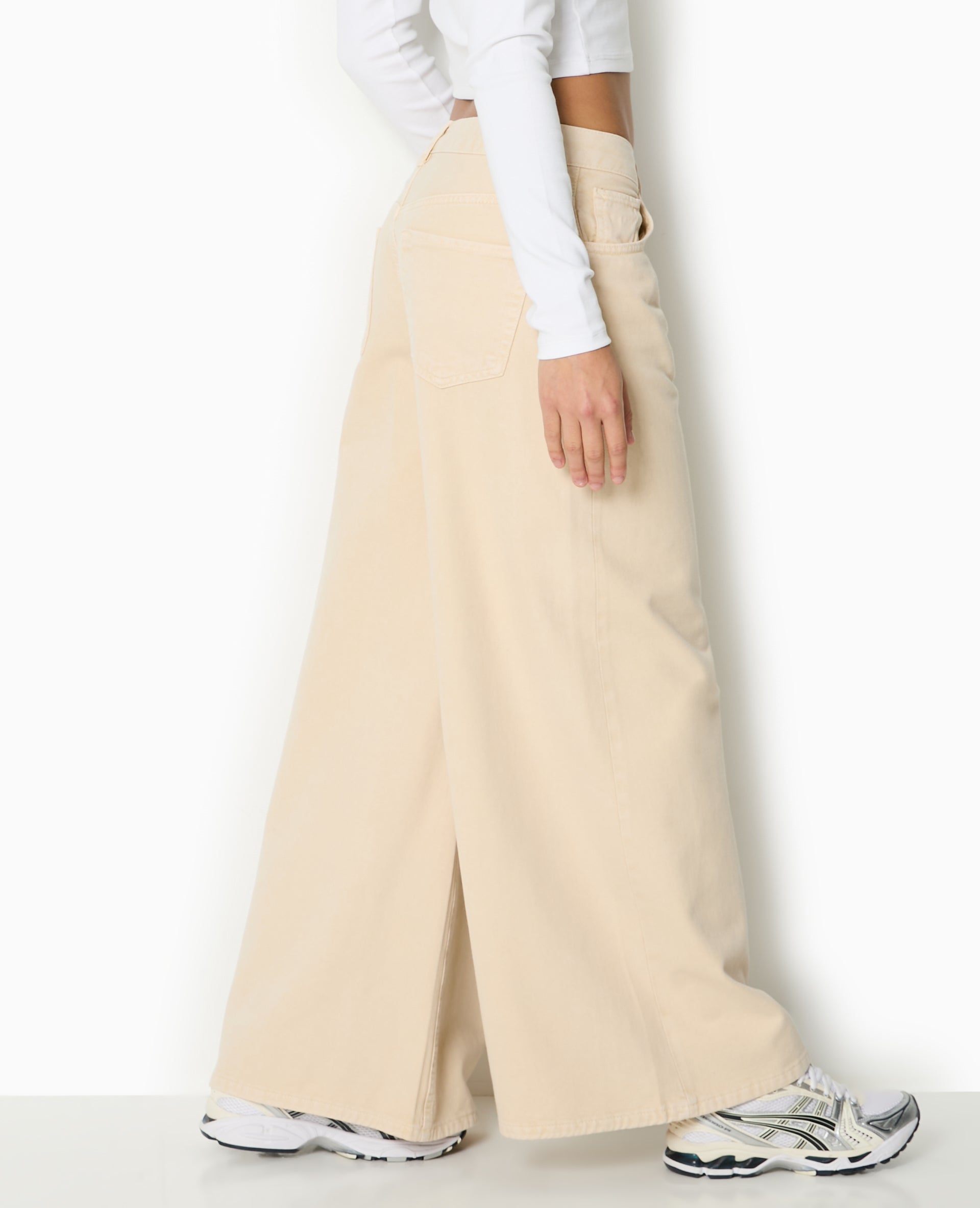 Jean wide extra large taille basse