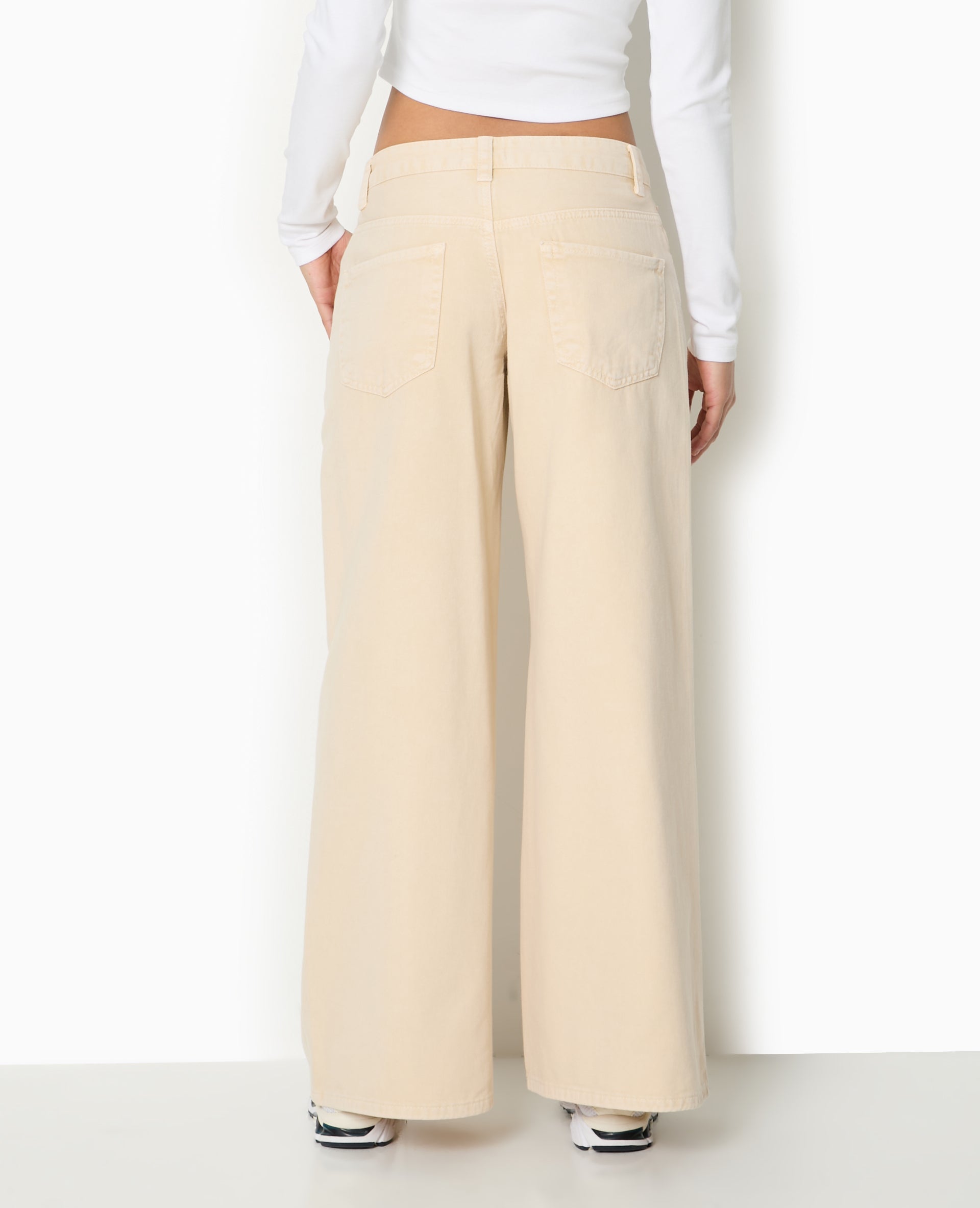 Jean wide extra large taille basse