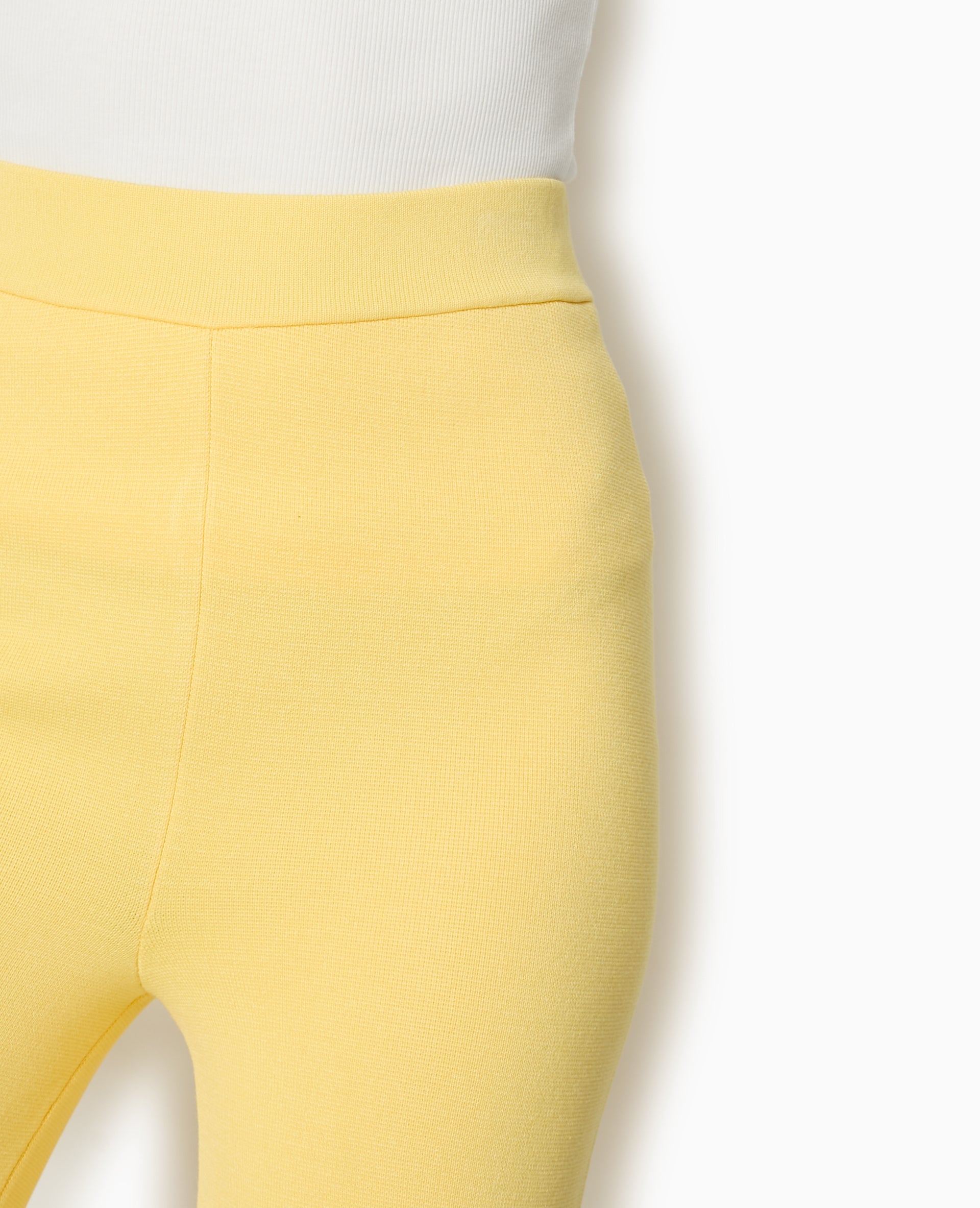 Pantalon droit en tricot