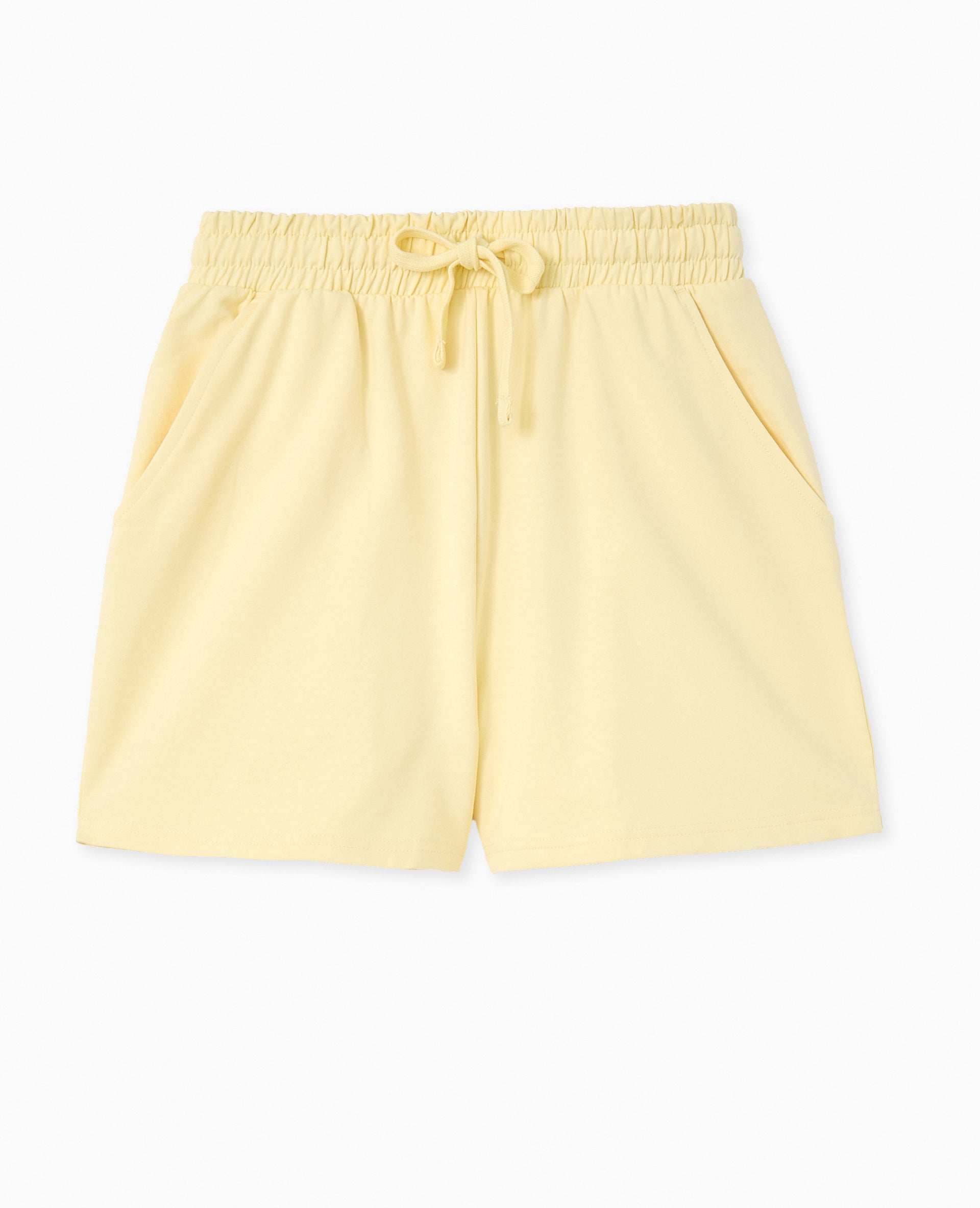 Short en molleton taille élastiquée