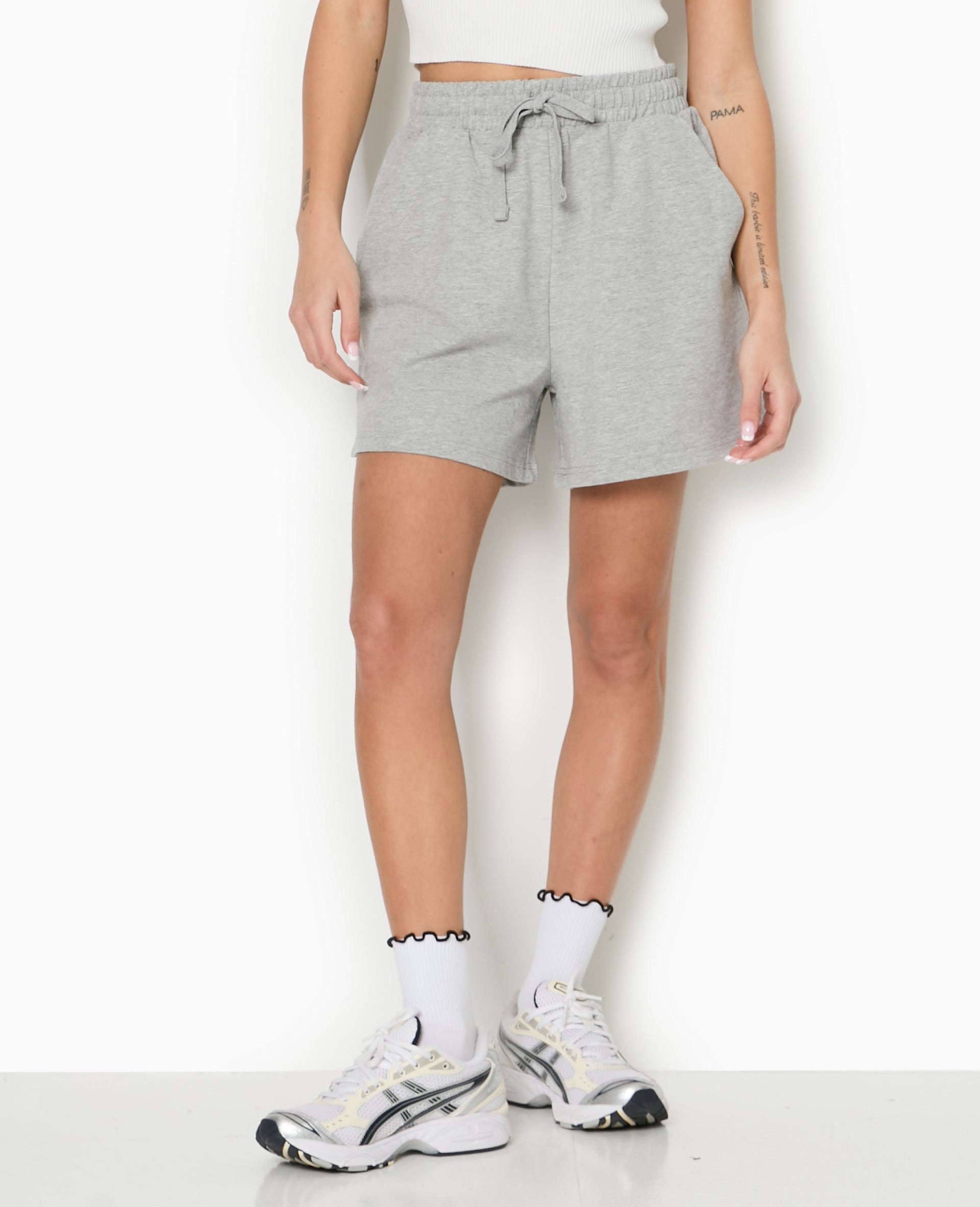 Short en molleton taille élastiquée