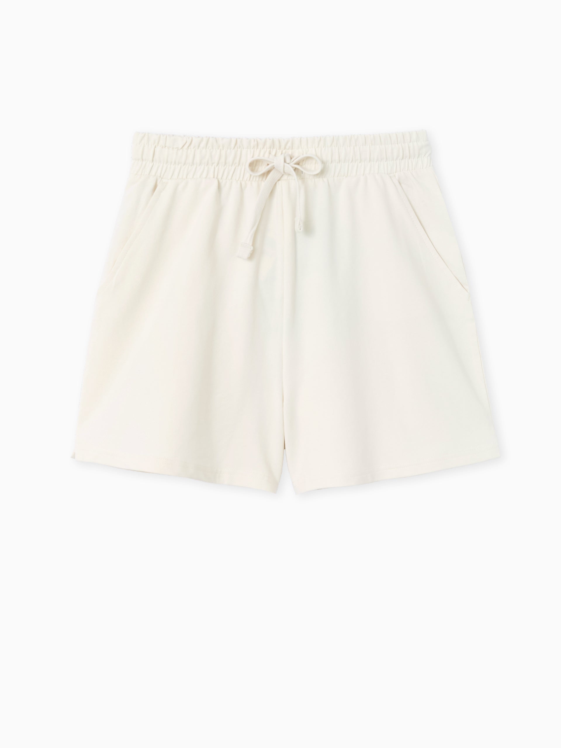 Short en molleton taille élastiquée