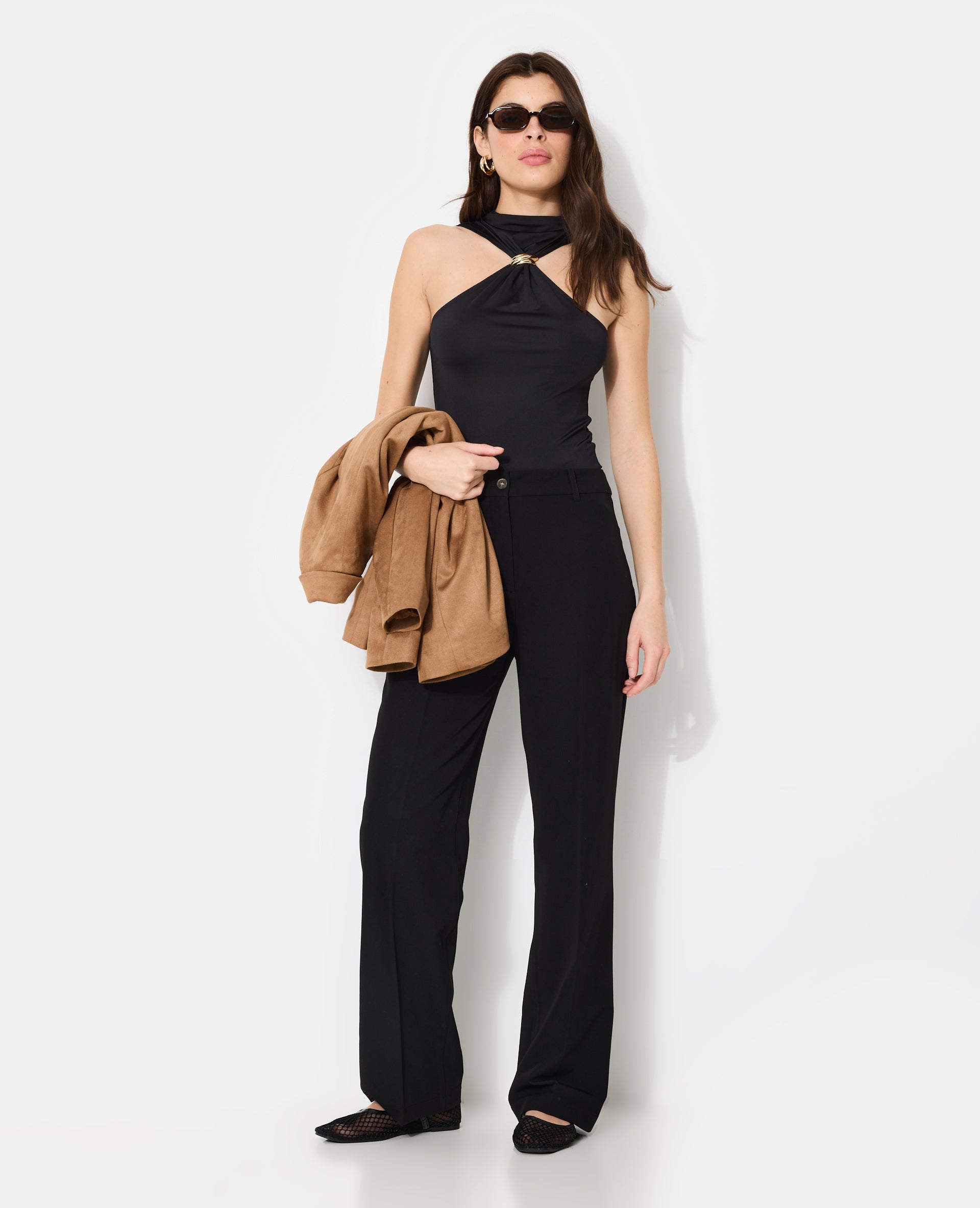 Pantalon city taille medium