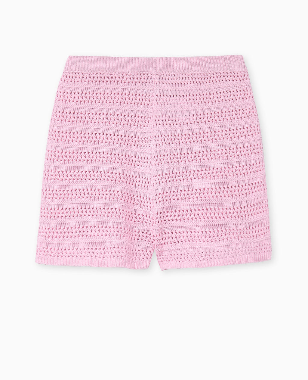Short en maille ajourée