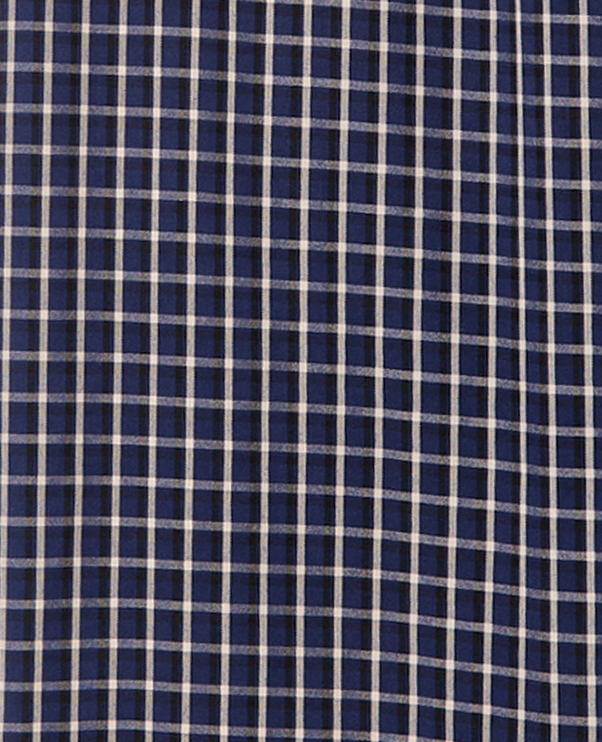 Pantalon large et droit à carreaux