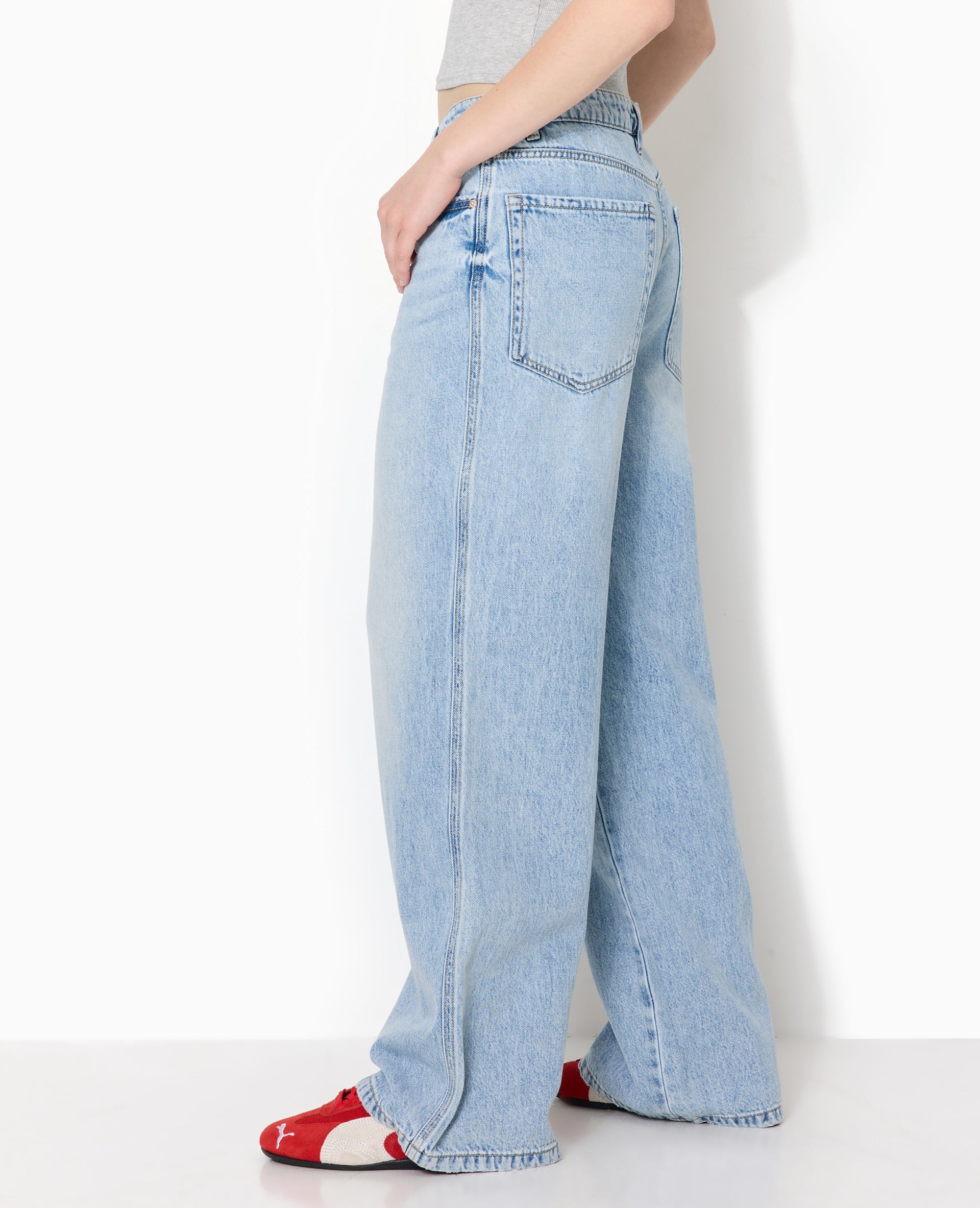 J99-3 / Jean baggy taille basse
