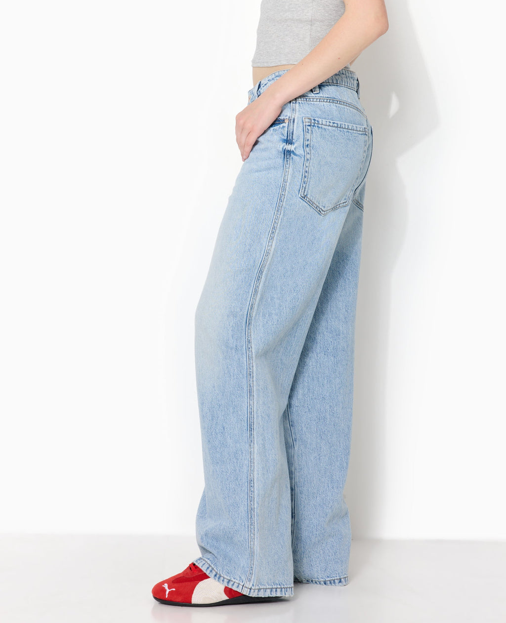 J99-3 / Jean baggy taille basse