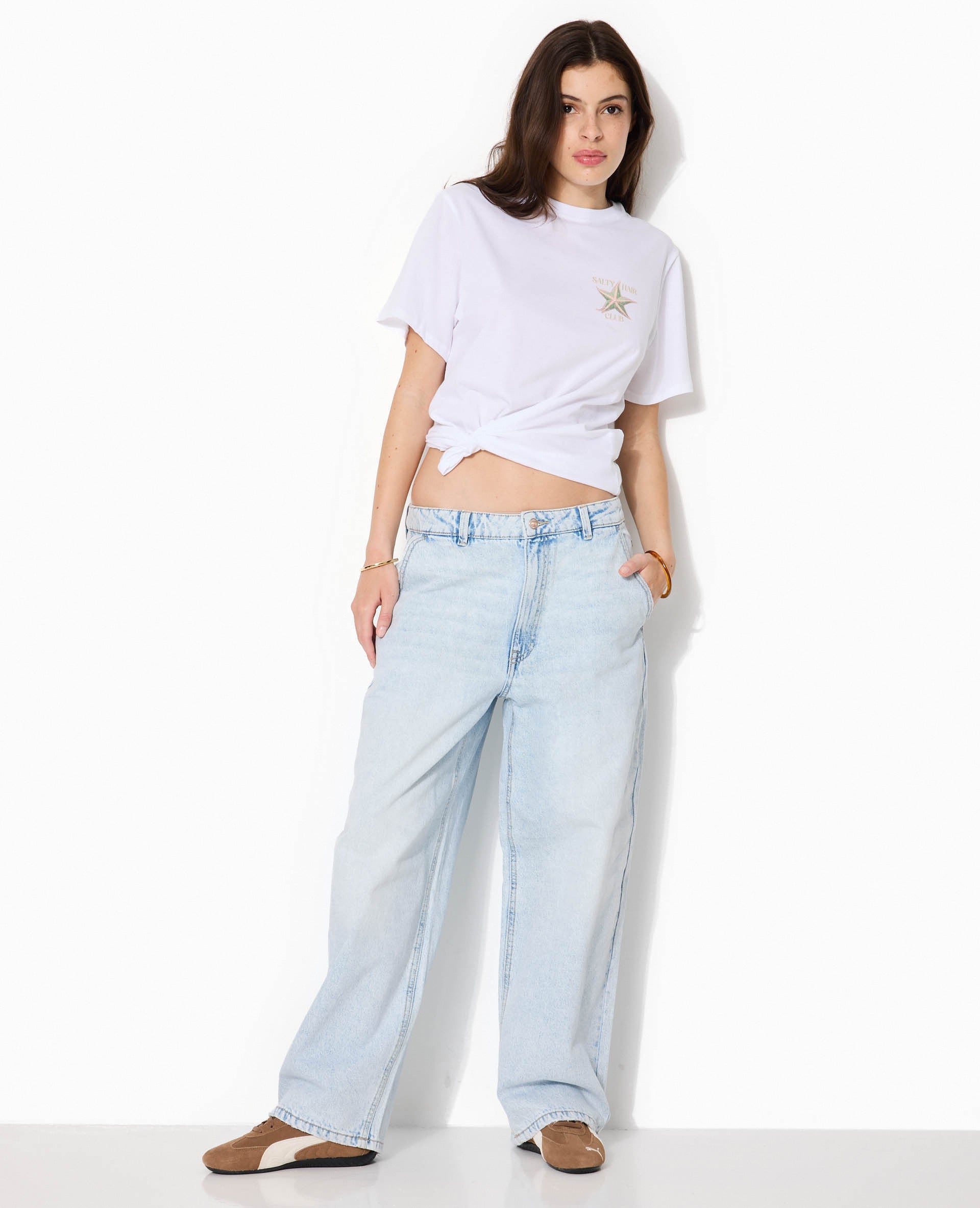 Jean baggy taille basse