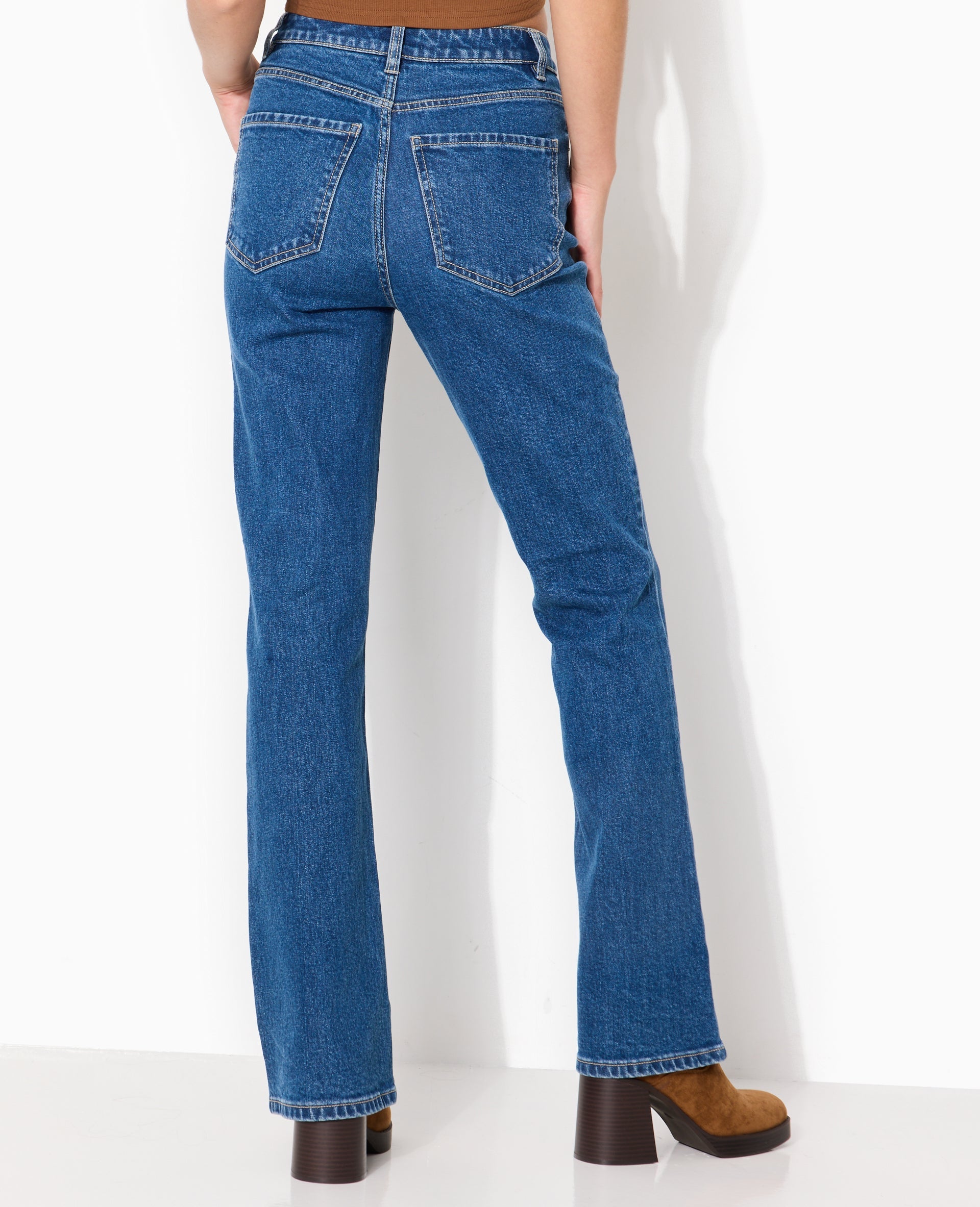 J74-1 / Jean flare taille haute