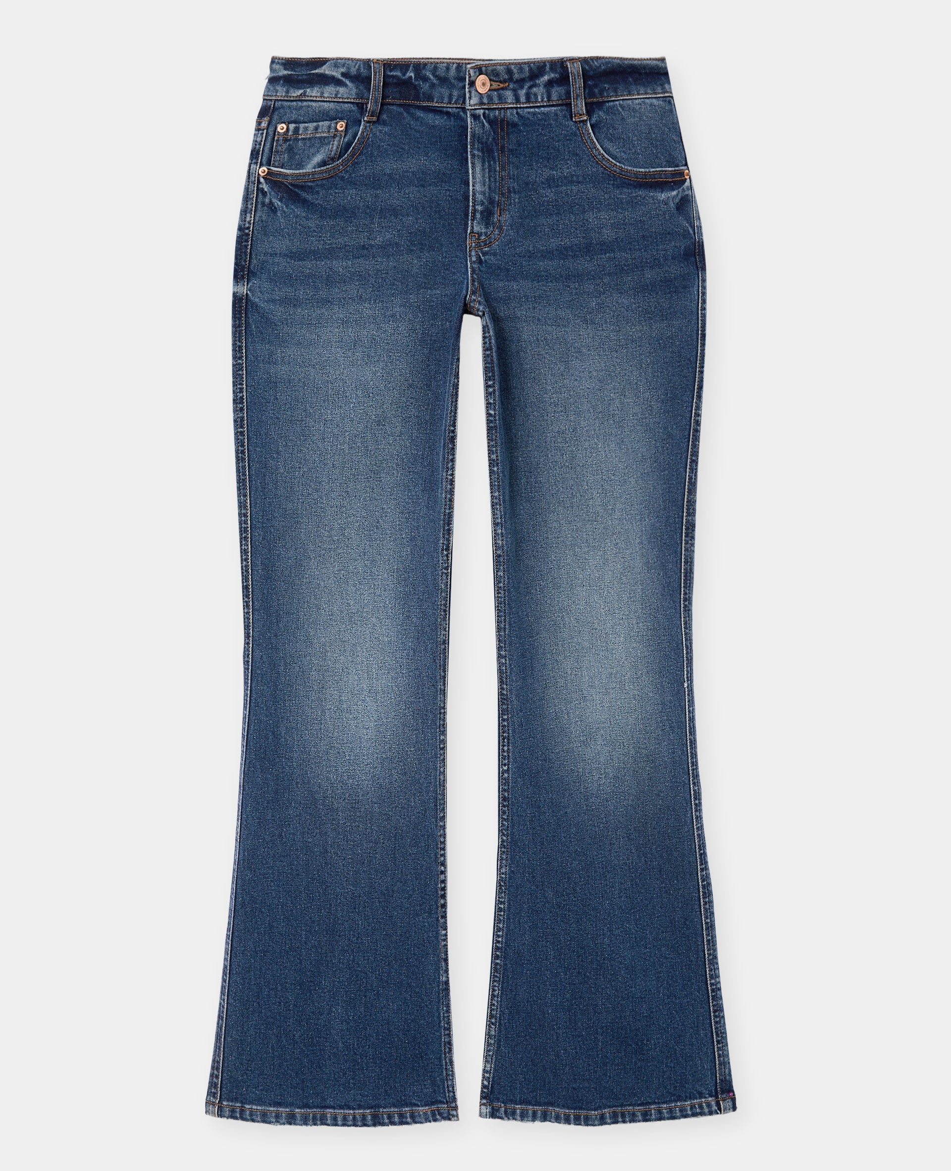 Jean flare taille basse