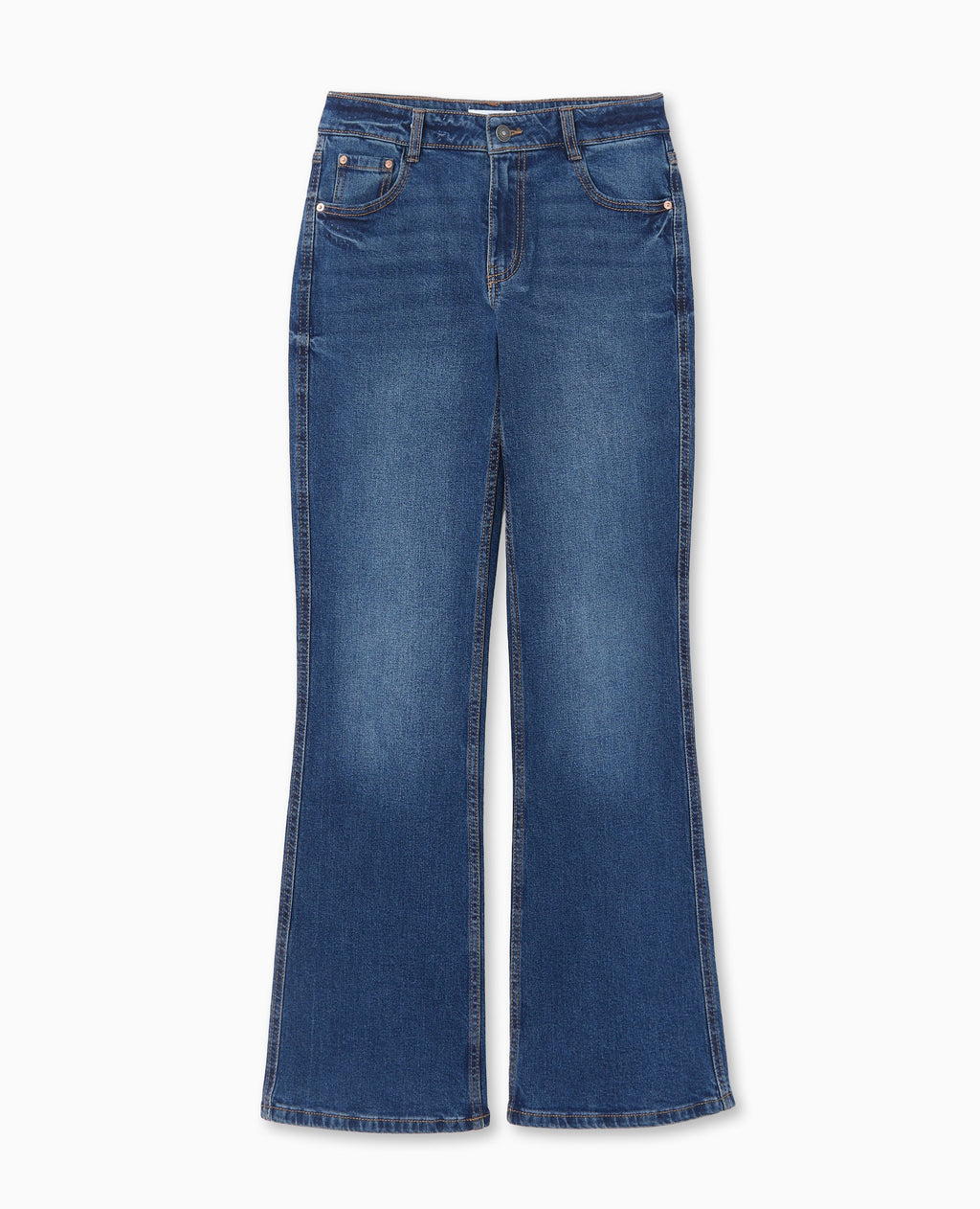 Jean flare taille basse