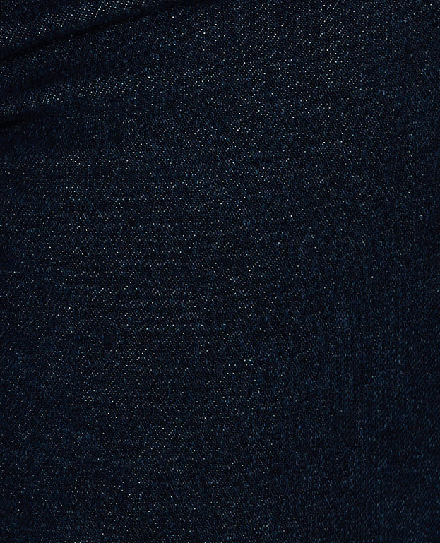 Jean wide taille haute avec poches devant