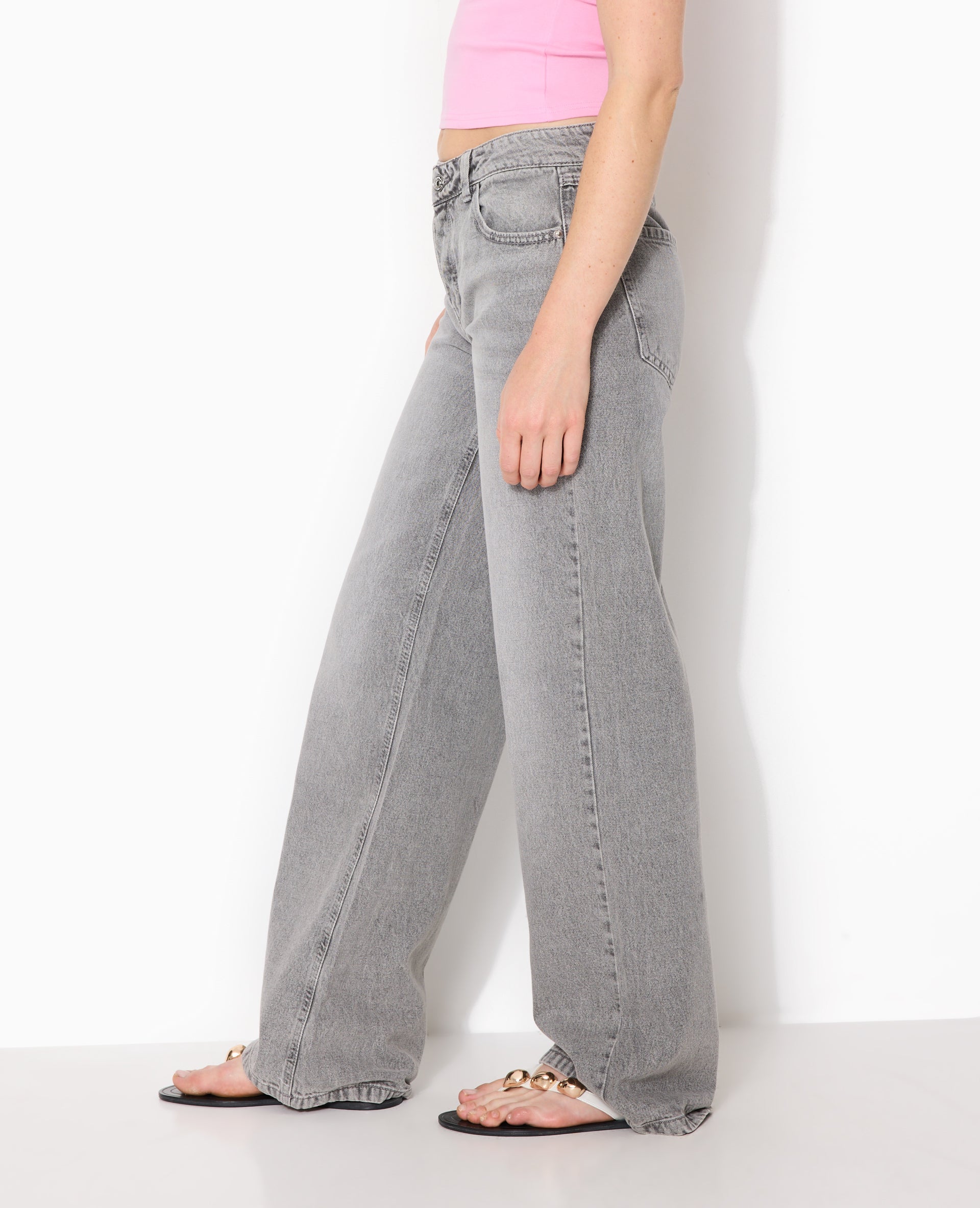 J71-3 / Jean wide taille basse