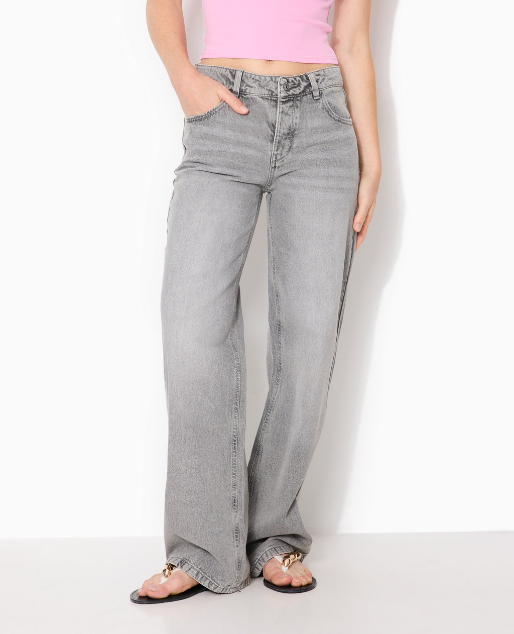 J71-3 / Jean wide taille basse