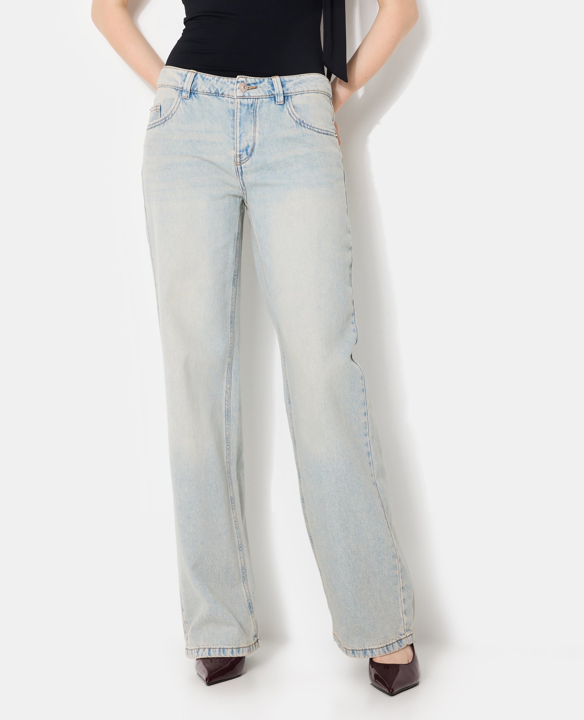 J71-3 / Jean wide taille basse