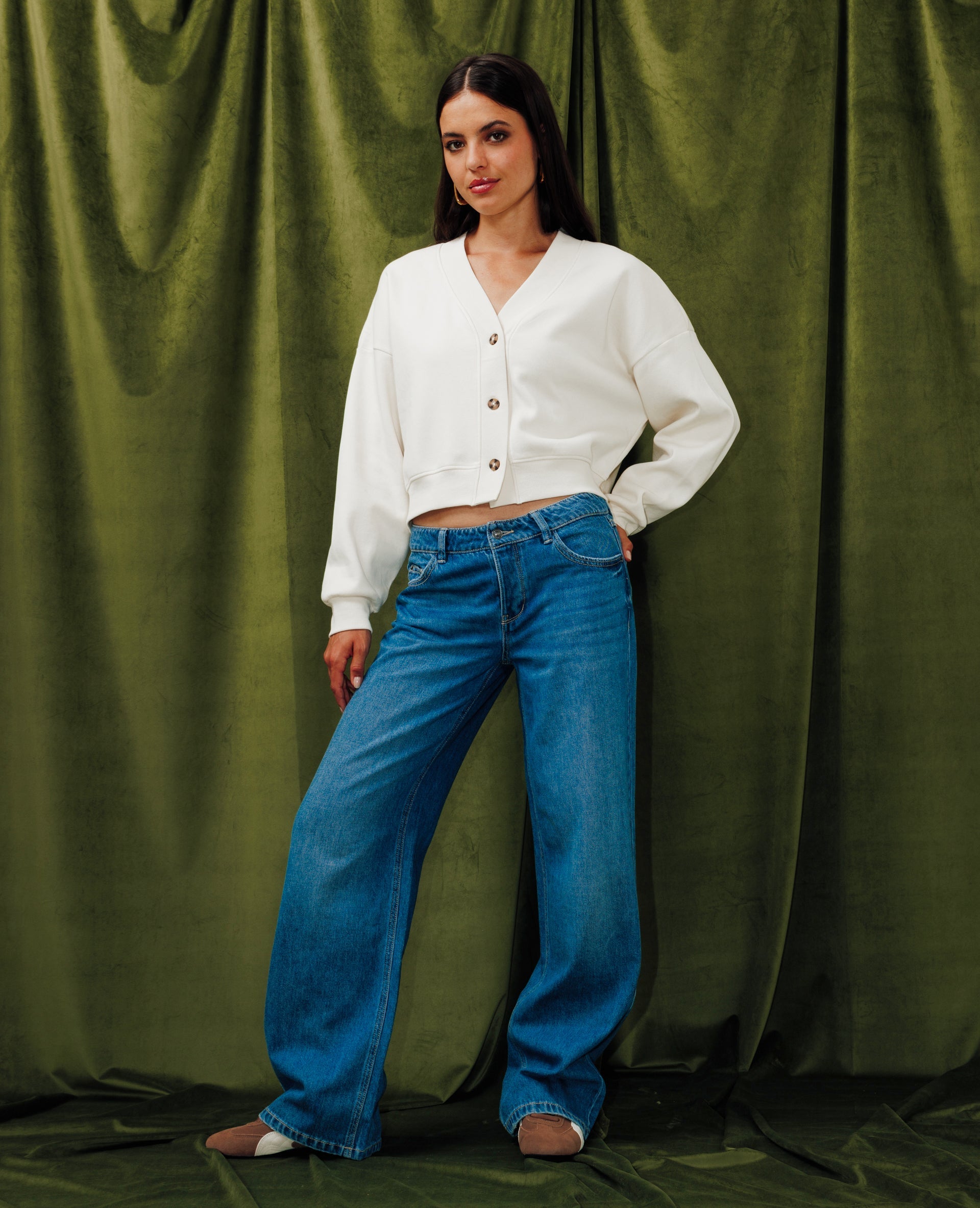 J71-3 / Jean wide taille basse