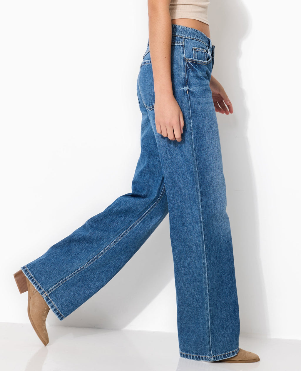 J71-3 / Jean wide taille basse