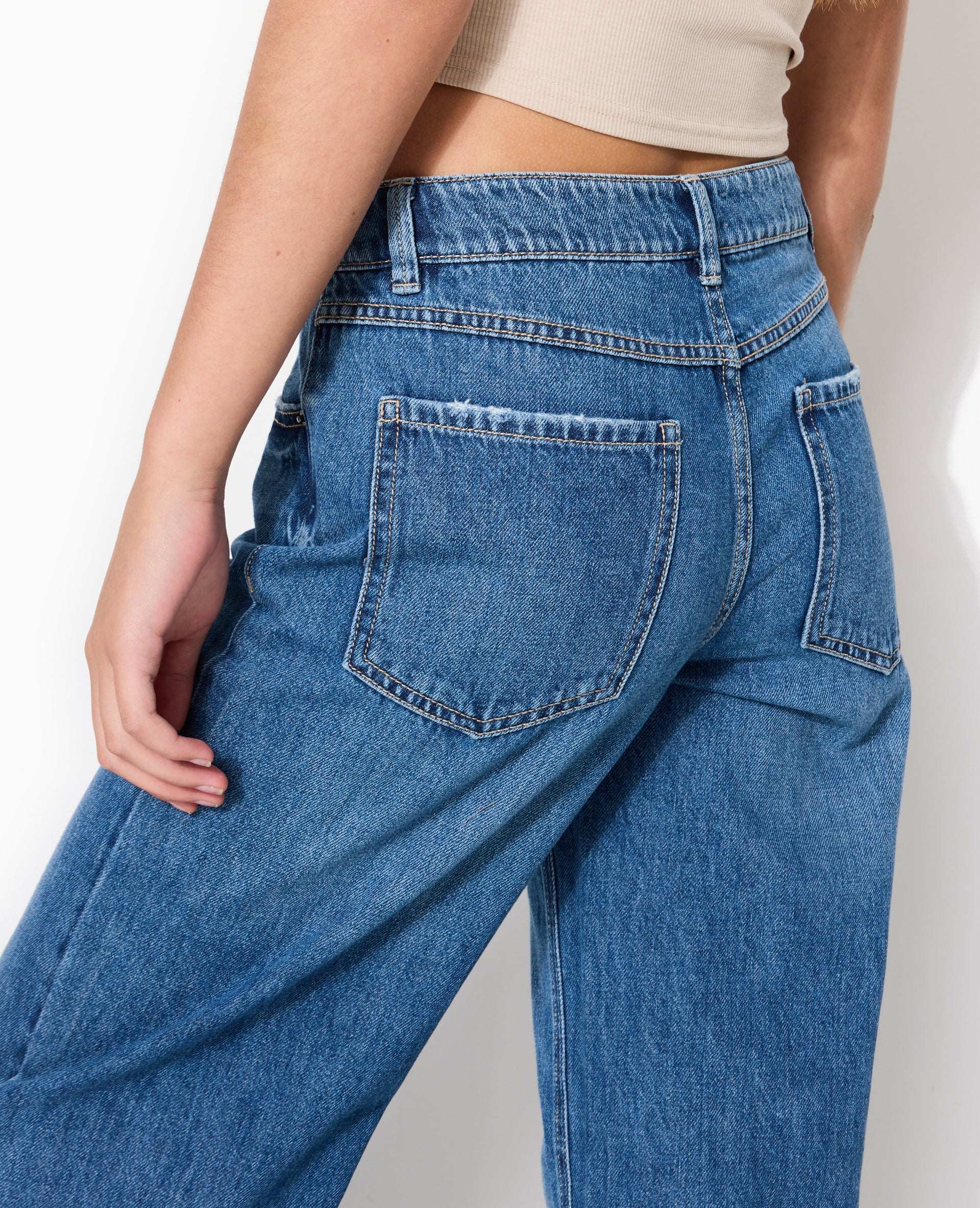 J71-3 / Jean wide taille basse
