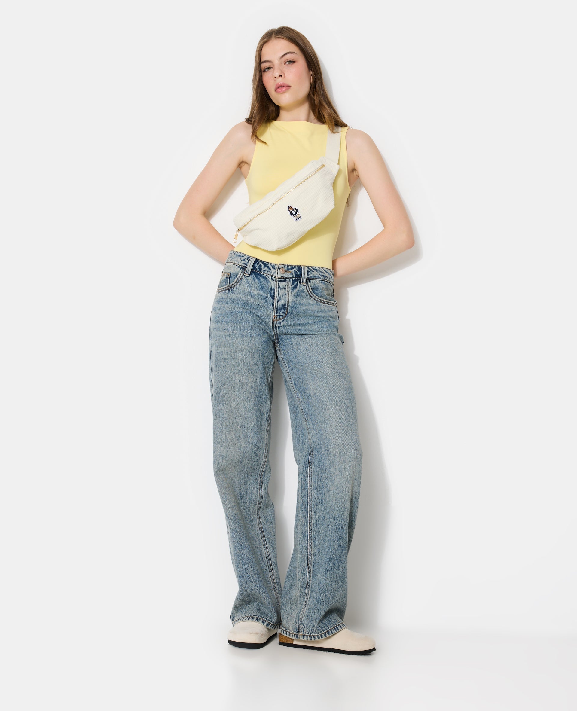 J71-3 / Jean wide taille basse