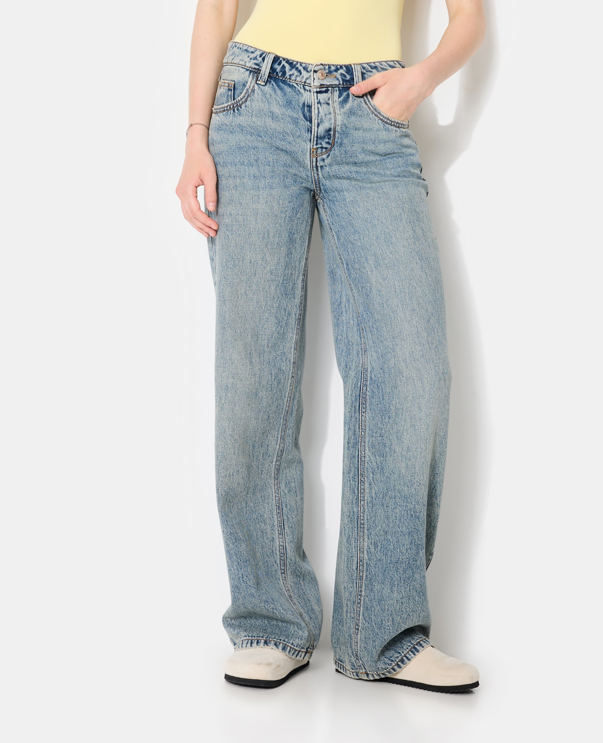 J71-3 / Jean wide taille basse