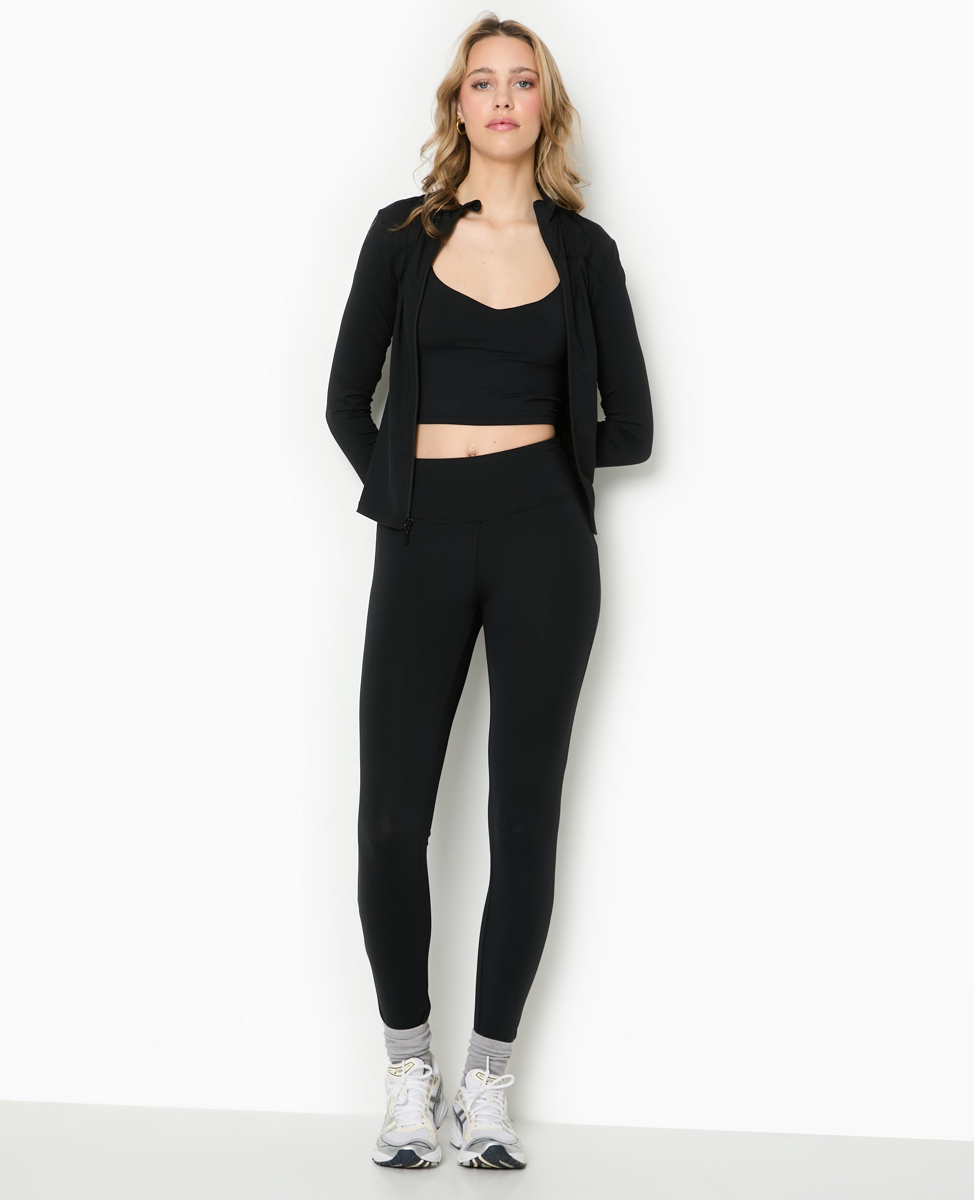 Legging en maille extensible et sculptante