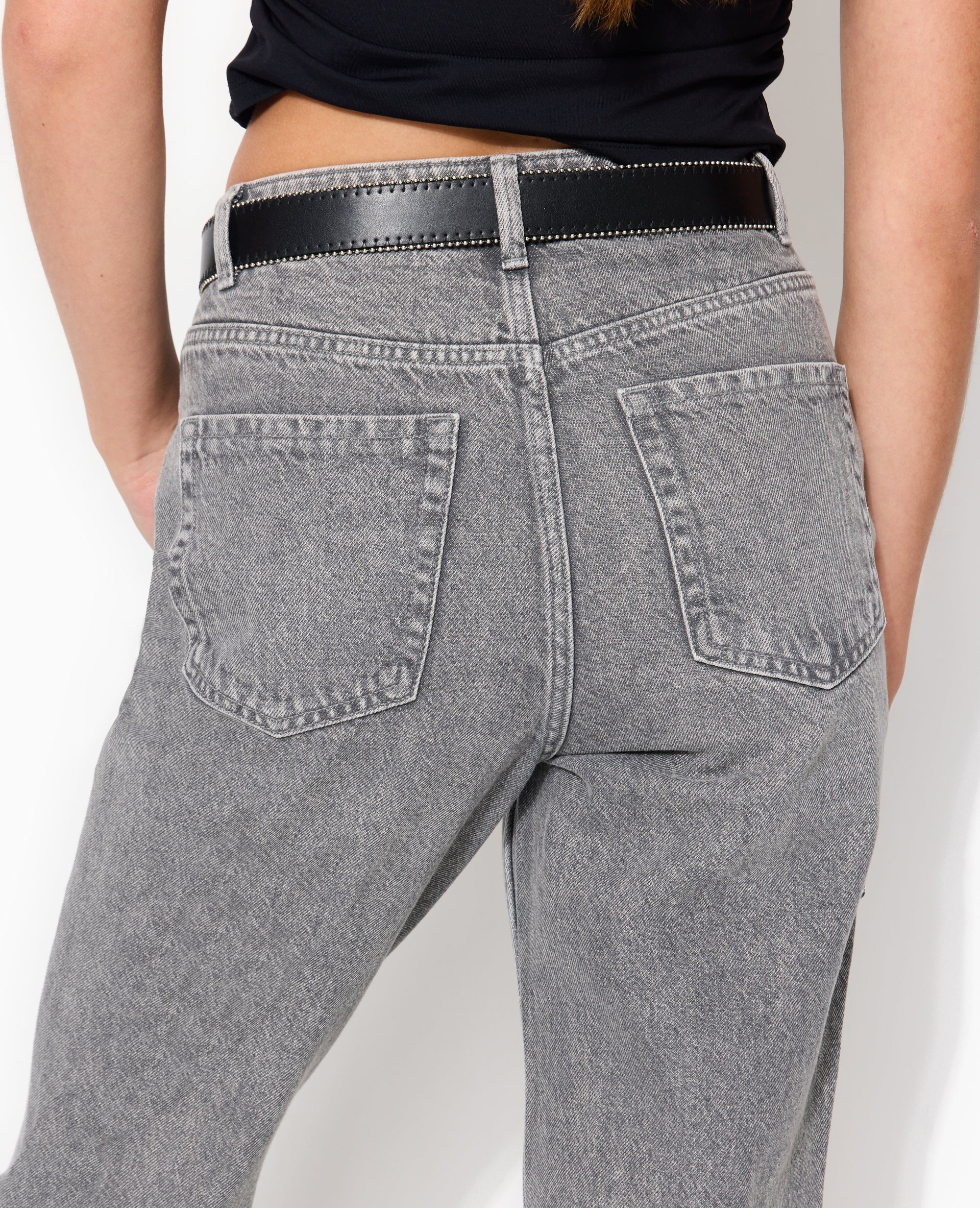 J80-1 / Jean mom taille haute