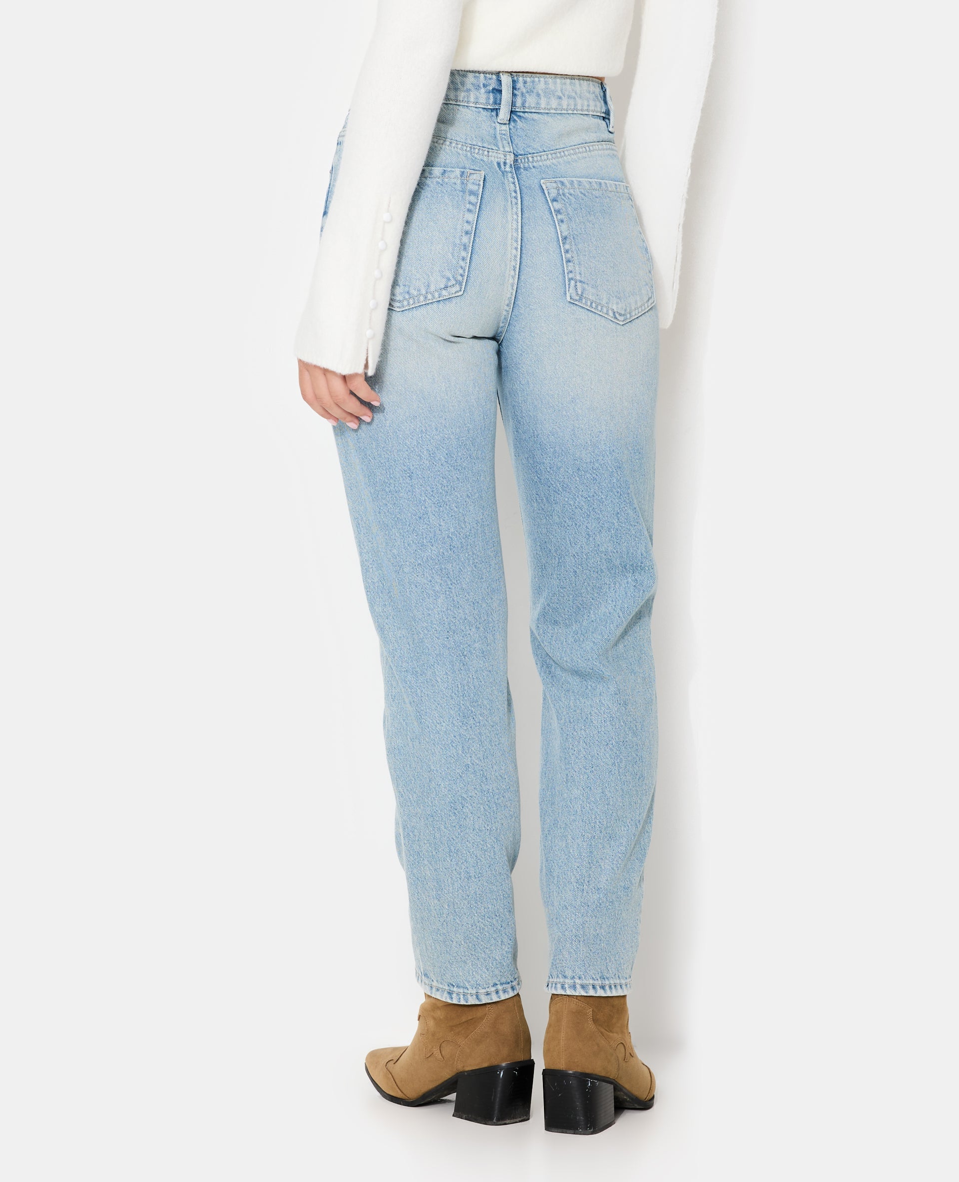 J80-1 / Jean mom taille haute