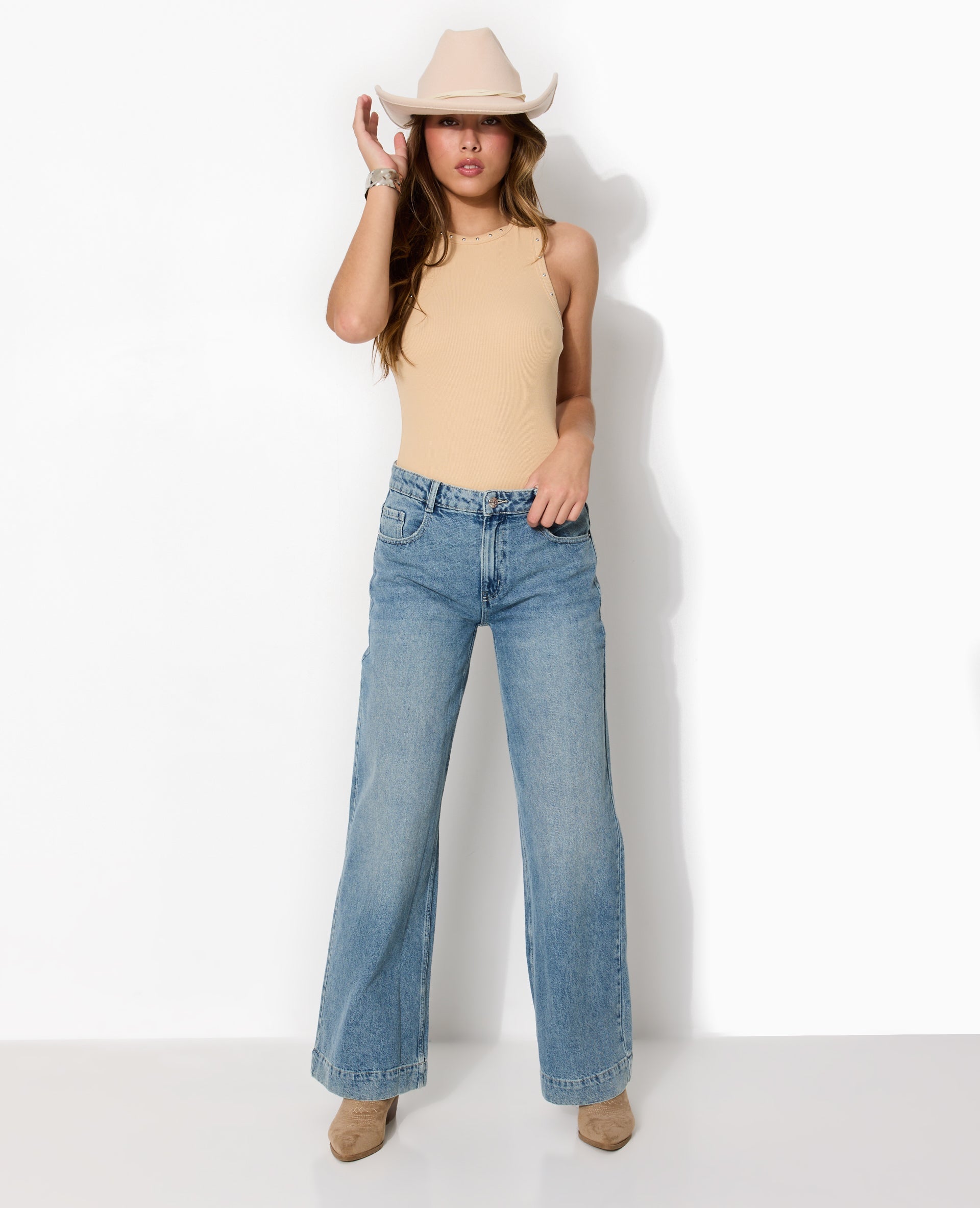 Jean wide taille medium