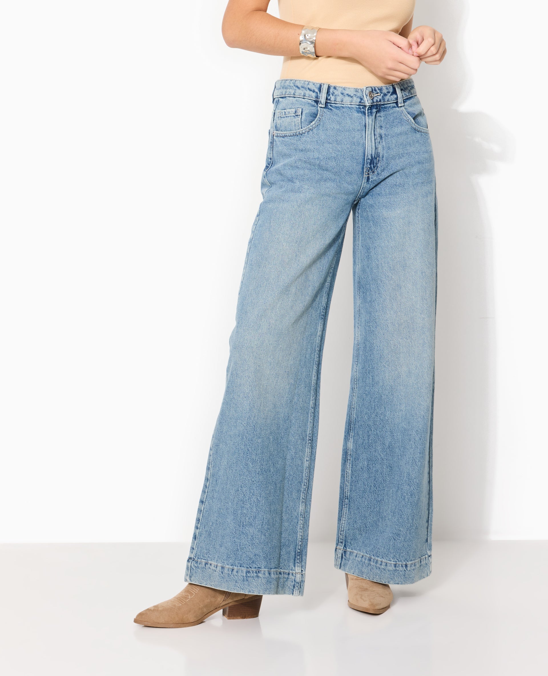 Jean wide taille medium
