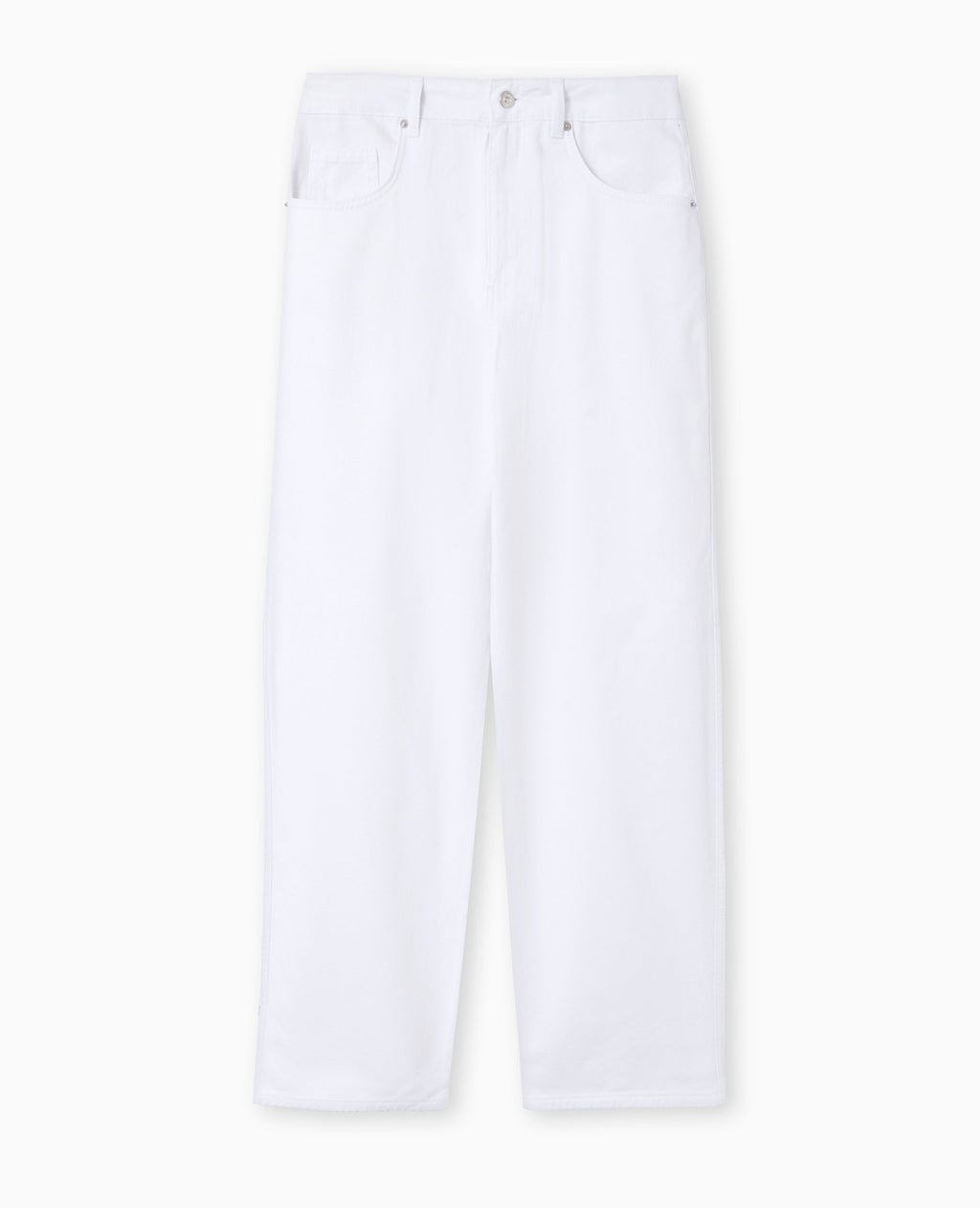 Jean barrel taille haute