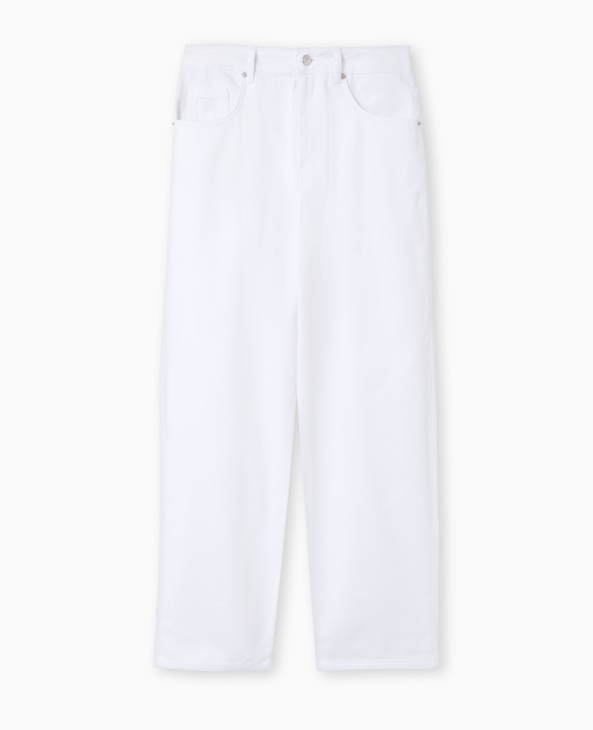 Jean barrel taille haute