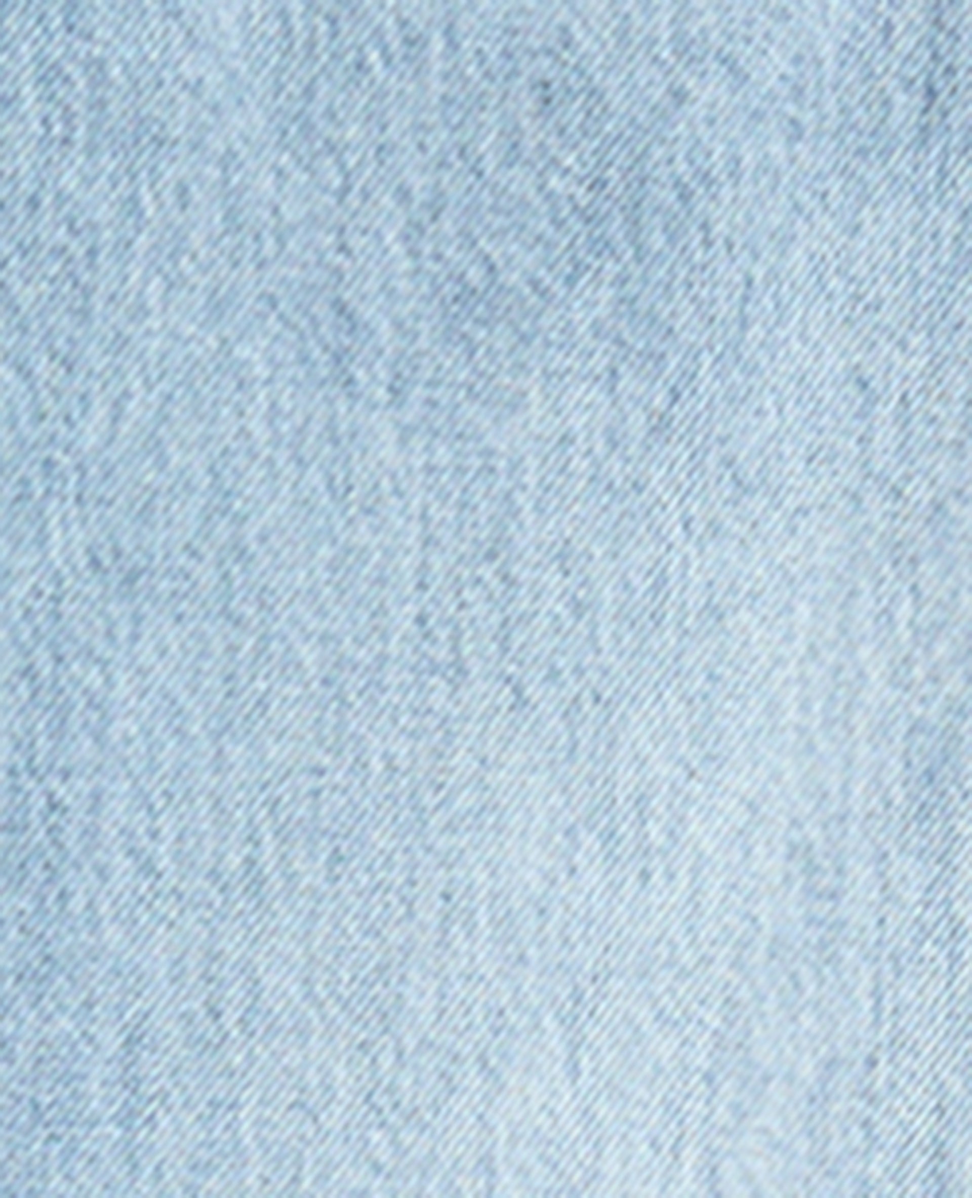 Jean droit taille regular avec revers cousus